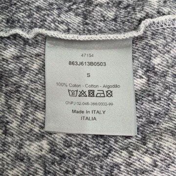 Dior Dior Gray little bee embroidered round-neck cotton short-sl Size US S / EU 44-46 / 1 - 8 Thumbnail