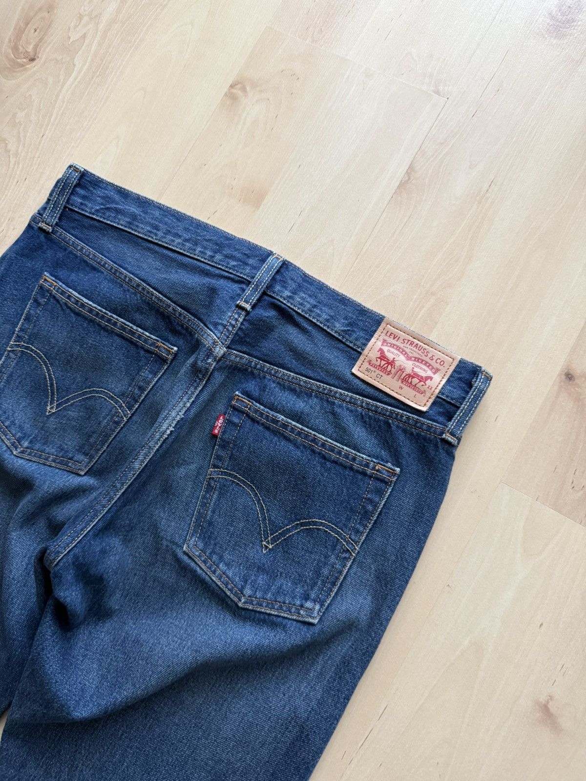 Levi's Levis 501 CT wash denim jeans Size US 32 / EU 48 - 6 Thumbnail