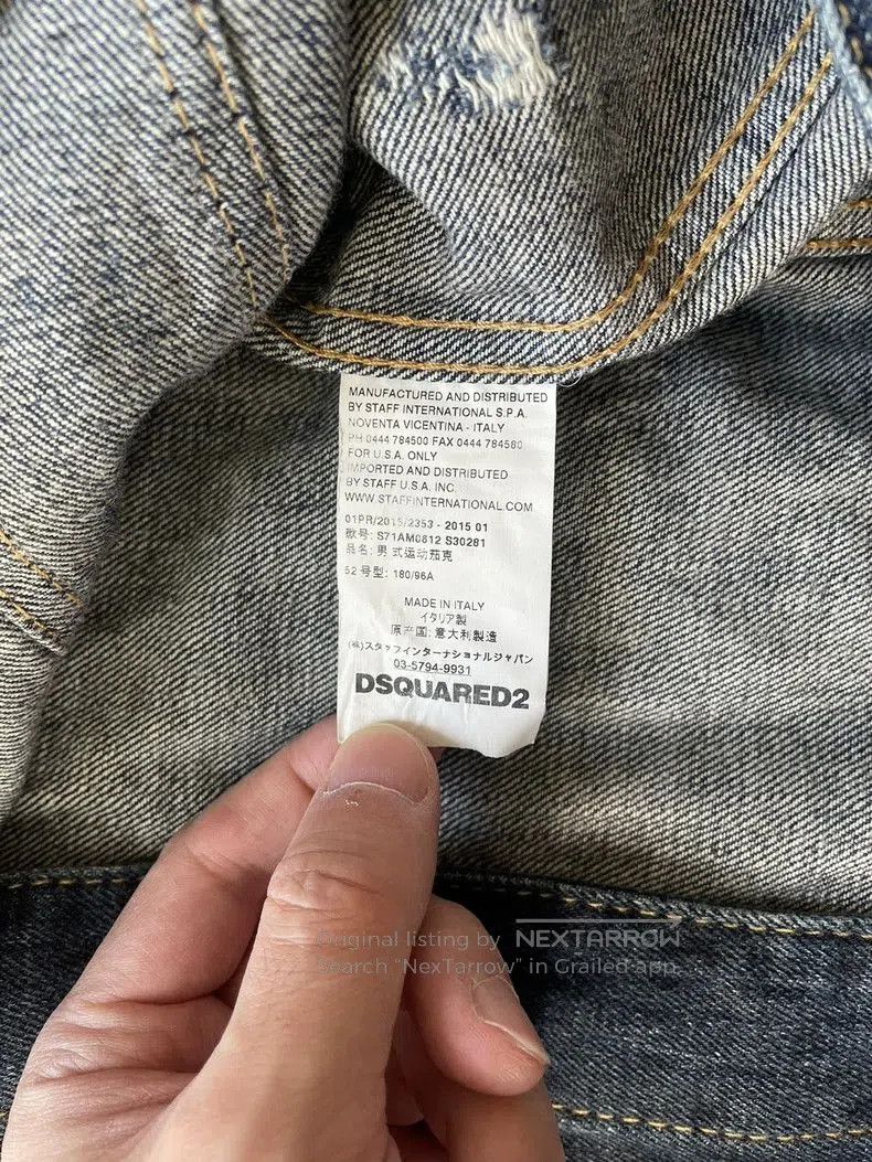 Dsquared2 DSquared2 Denim Jacket Graffiti Monster. Size US L / EU 52-54 / 3 - 6 Thumbnail