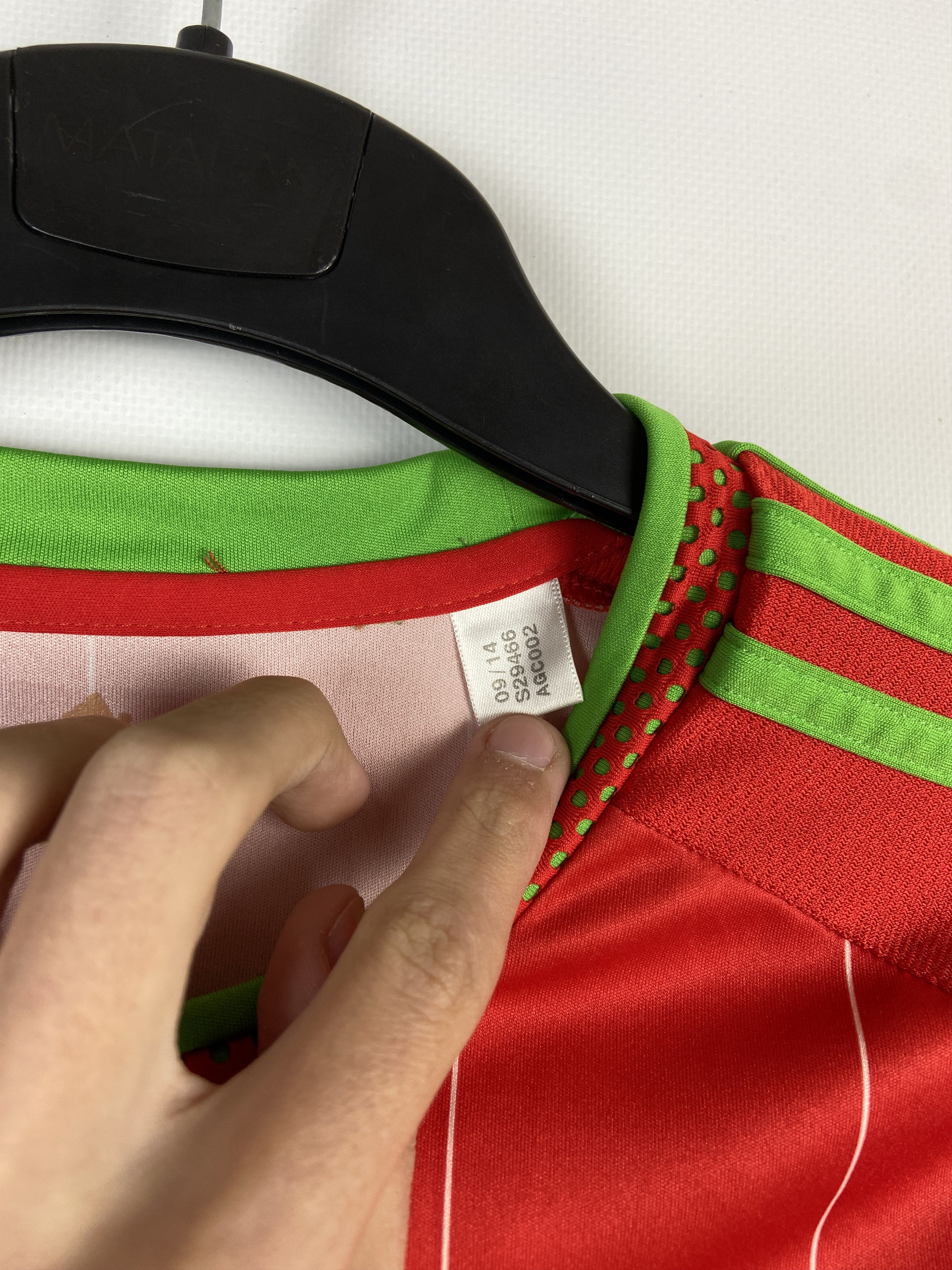 Adidas Adidas Wales Home 2015/2016 Football Shirt Soccer Jersey Size US S / EU 44-46 / 1 - 7 Thumbnail