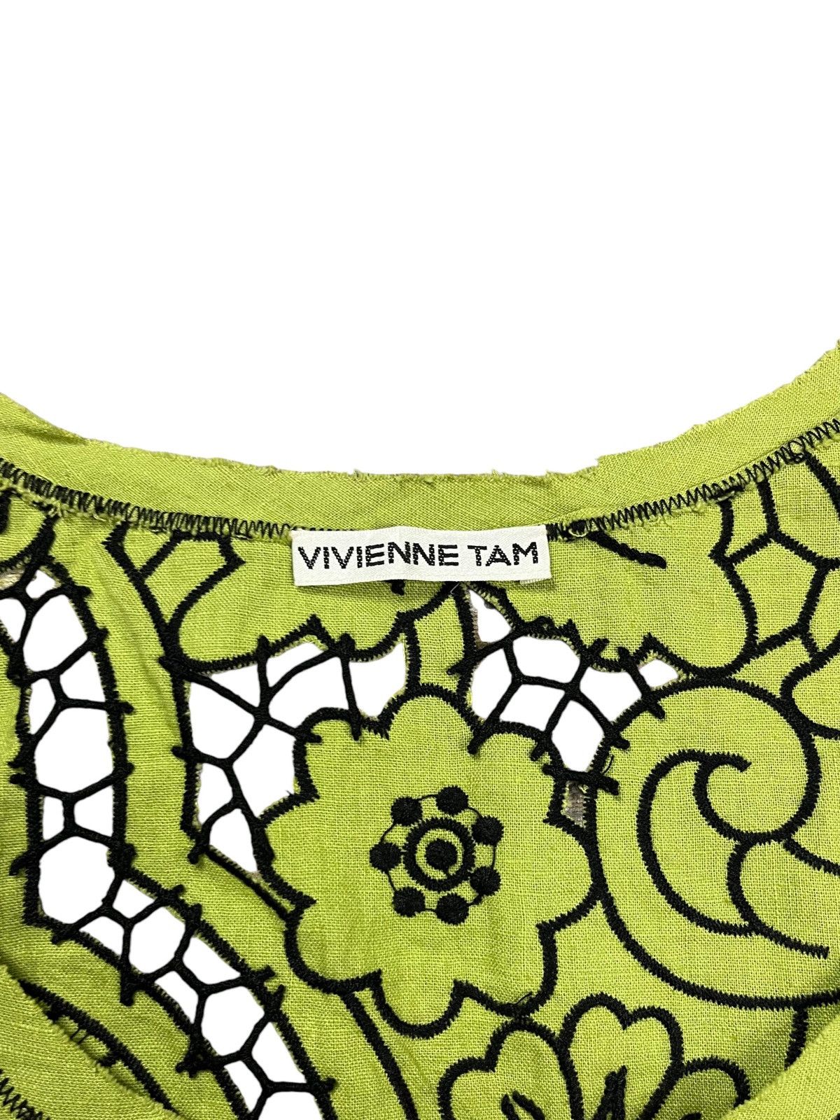 Designer 1990s Vivienne Tam - LSD Flower Top Size M / US 6-8 / IT 42-44 - 6 Thumbnail