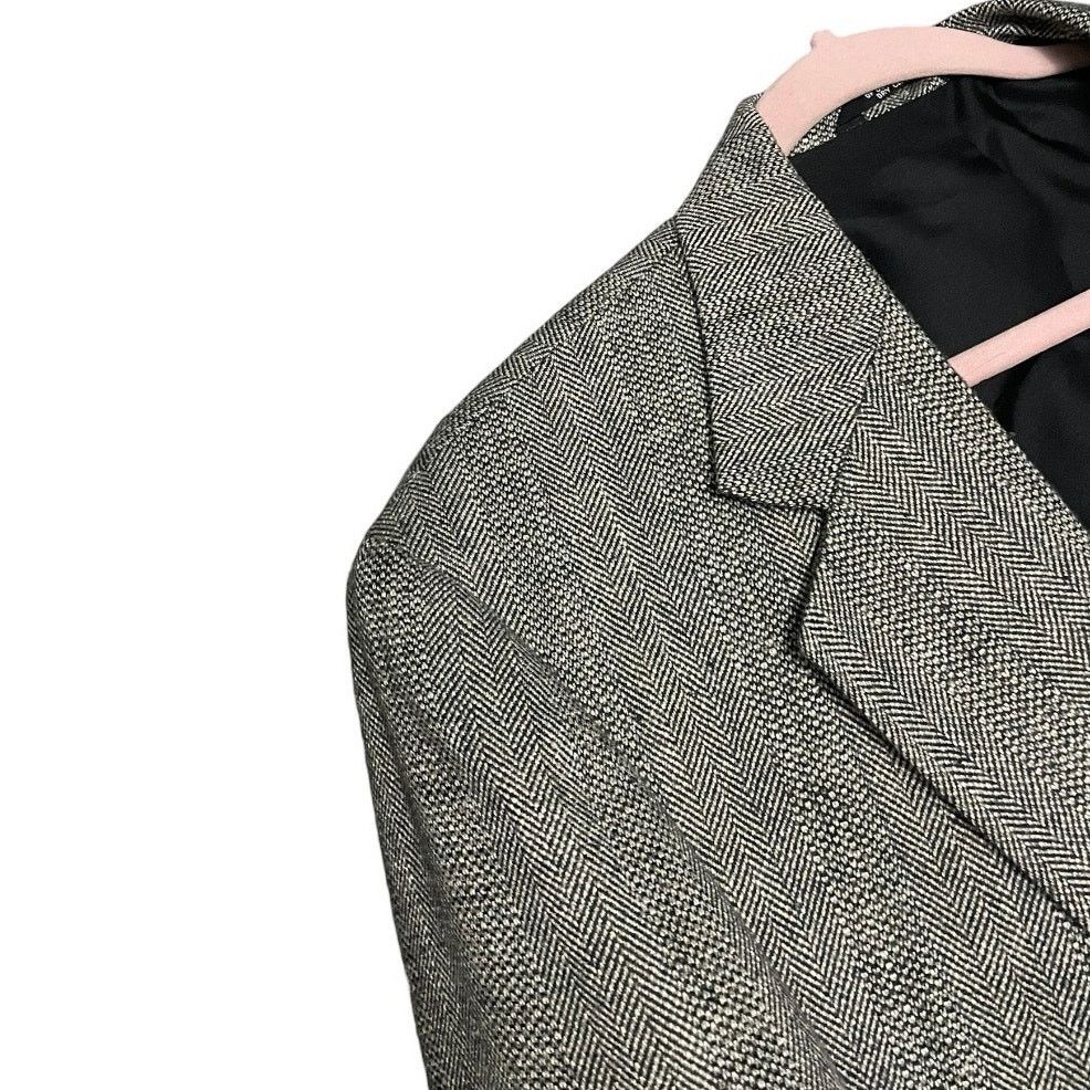Haggar Haggar Grey Gentleman's Fit Imperial Two Button Suit Coat Size 42R - 3 Thumbnail