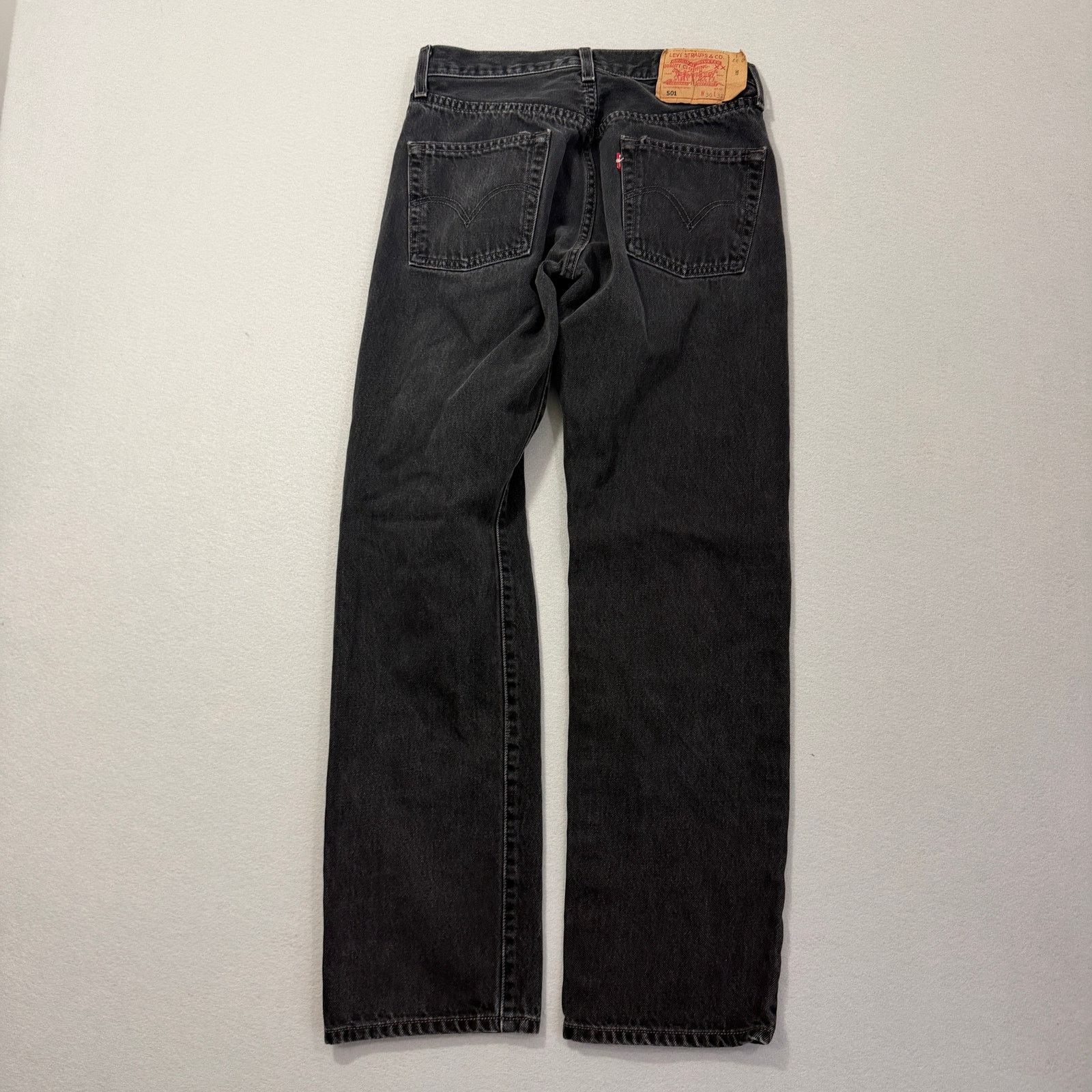 Levi's Vintage Levis 501xx Jeans Men's 30x32 Black Straight Fit Size US 30 / EU 46 - 6 Thumbnail