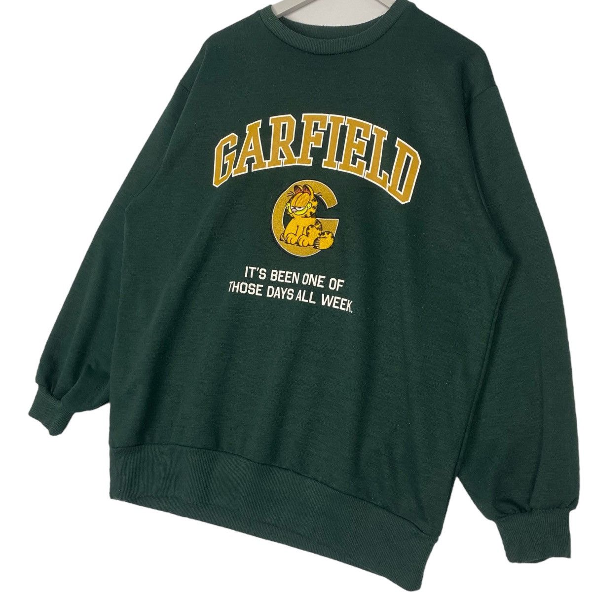 Other Vintage Garfield Big Printed Green Sweatshirt Crewneck SizeL Size US L / EU 52-54 / 3 - 2 Thumbnail