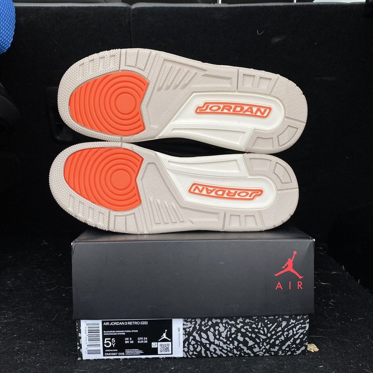 Jordan Brand Nike Air Jordan 3 Desert Elephant GS 5.5Y DM0967-008 NEW Size US 5.5 / EU 38 - 5 Thumbnail