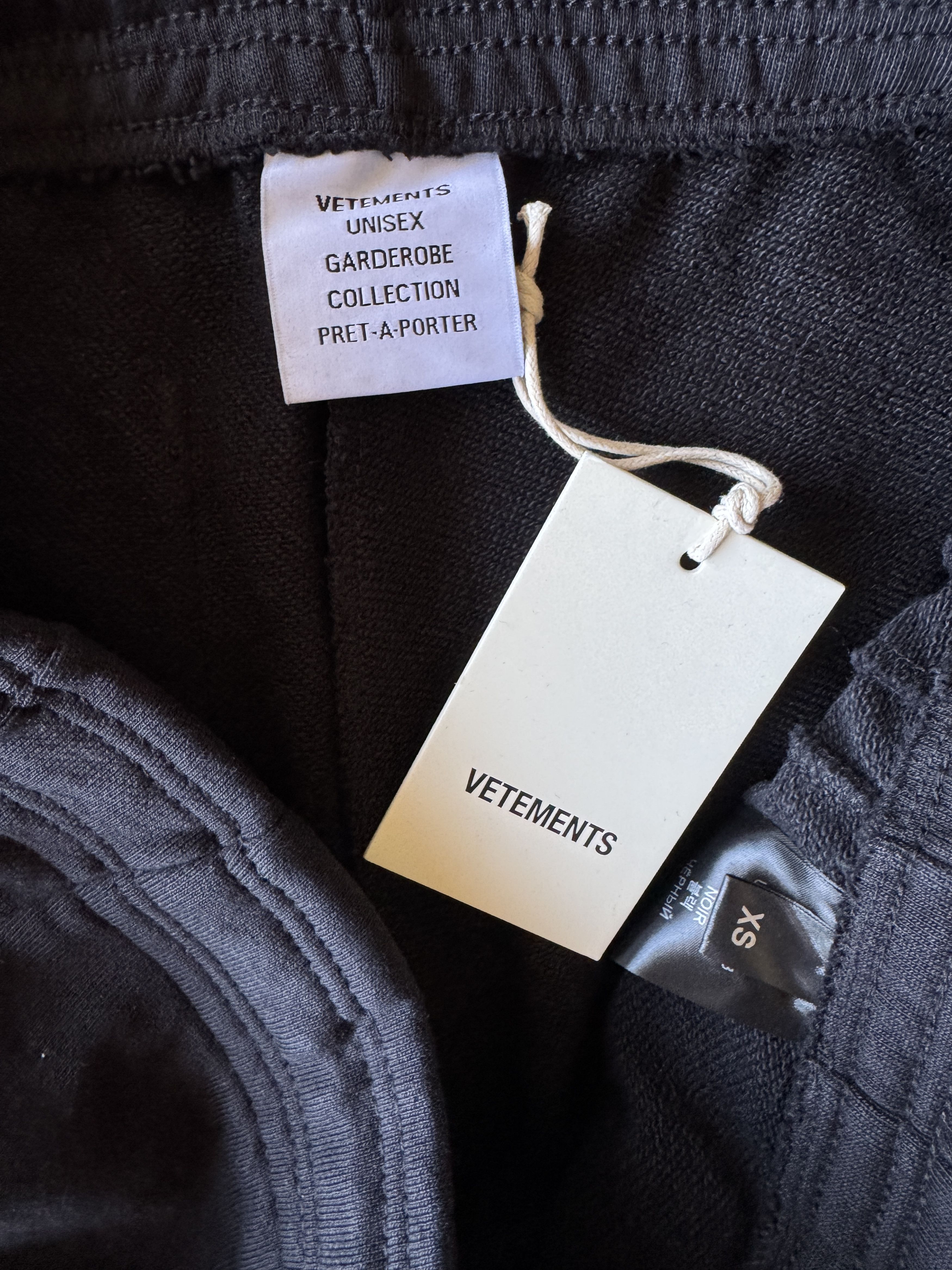 Vetements Wide Leg Panelled Cotton Blend Jersey Sweatpants Size US 30 / EU 46 - 20 Thumbnail