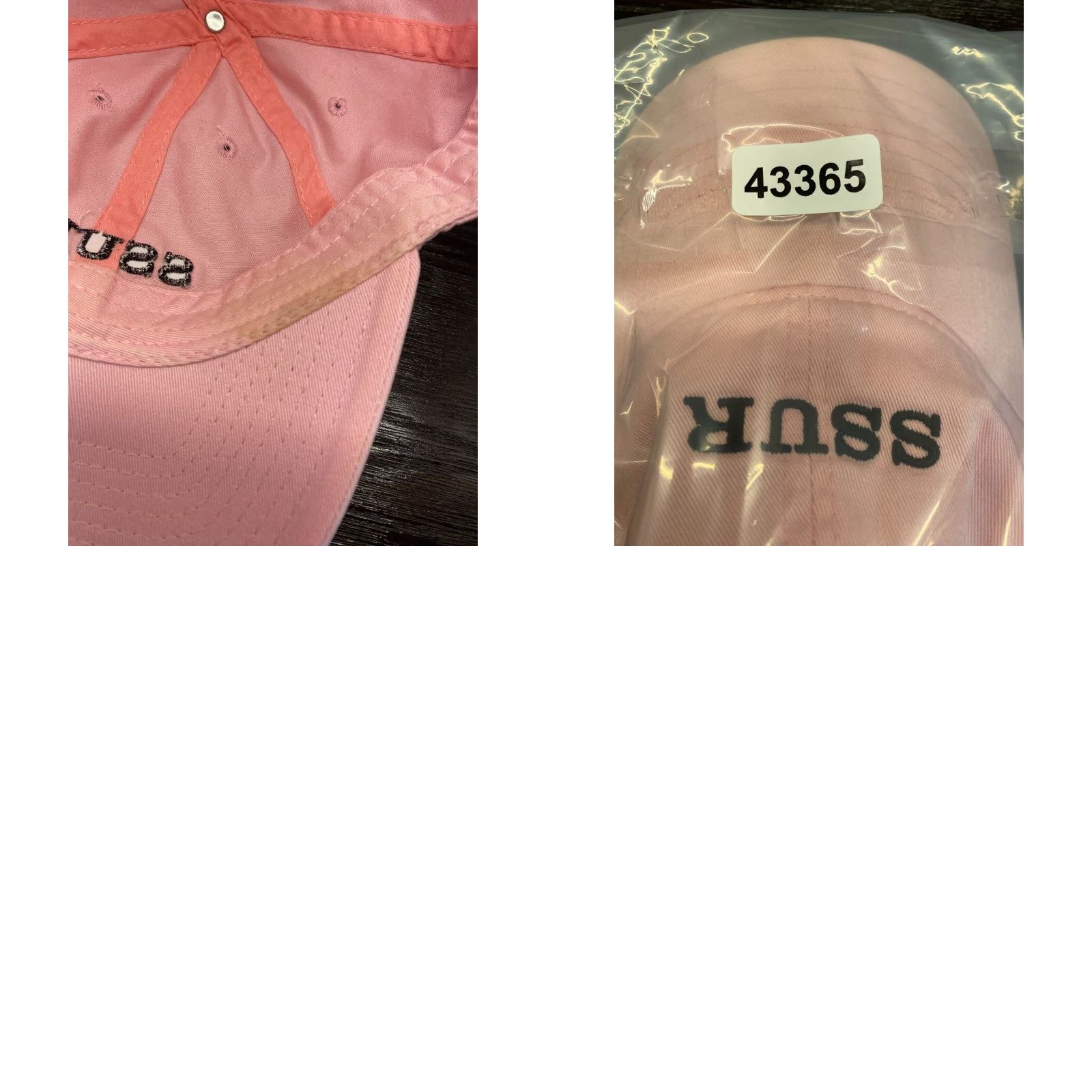 Vintage SSUR Baseball Cap Mens One Size Pink Adjustable Strapback Size ONE SIZE - 8 Thumbnail