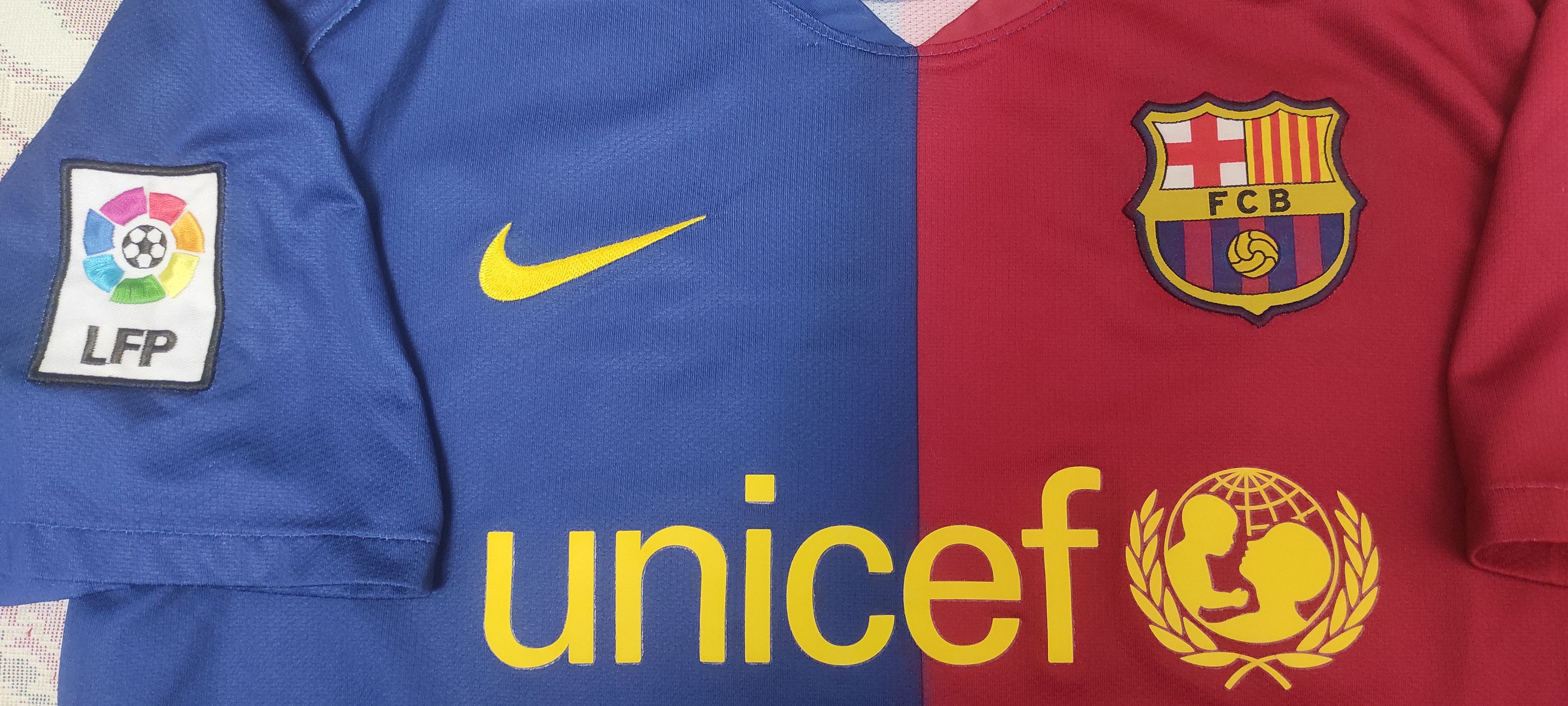 Nike Barcelona Barca Home football shirt jersey 2008 - 2009 Size US M / EU 48-50 / 2 - 2 Thumbnail
