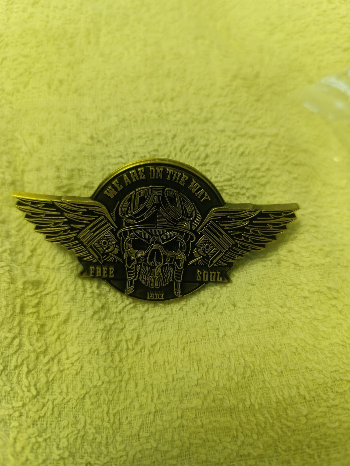 Designer Retro Motorcycle Cartoon Metal Brooch Size ONE SIZE - 7 Thumbnail