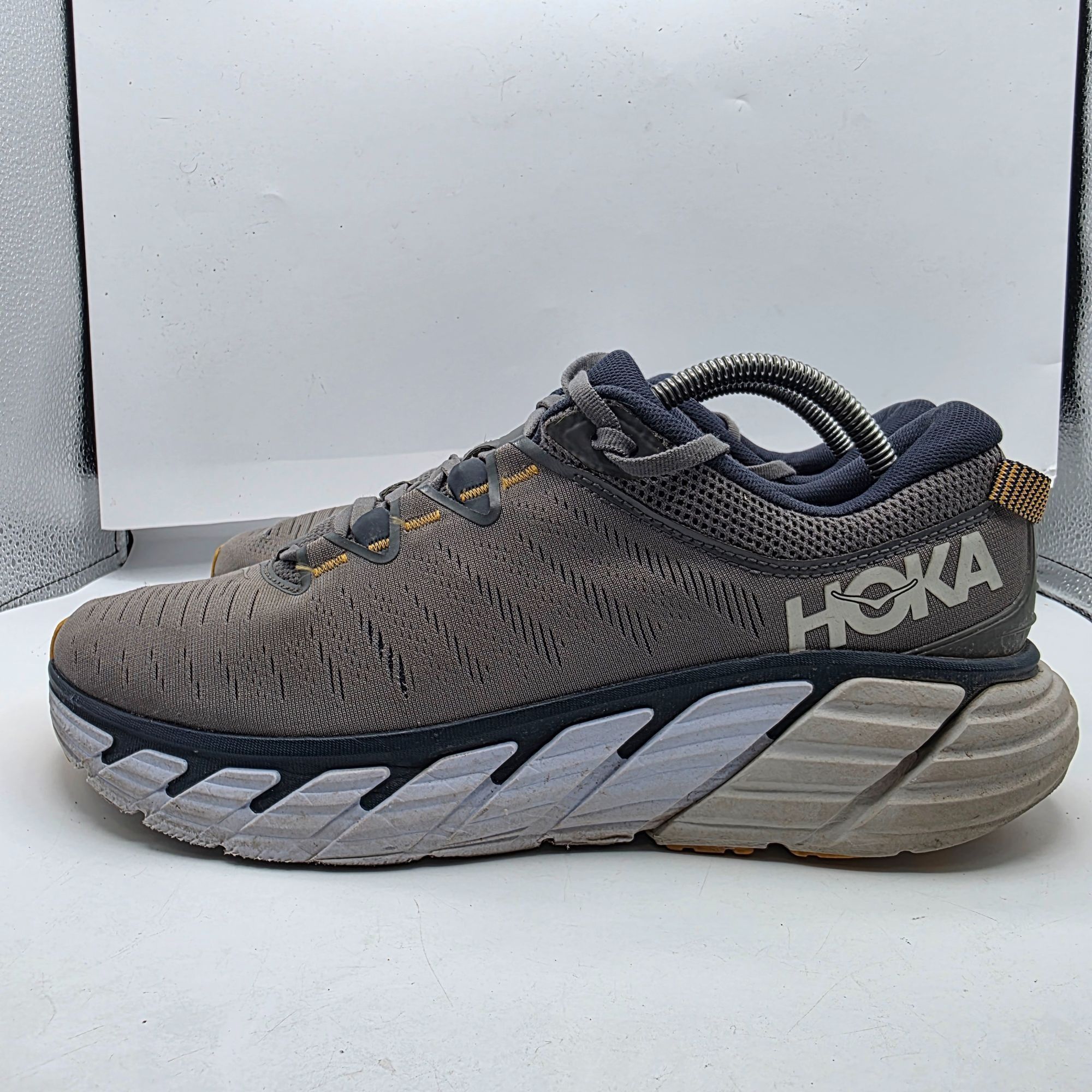 Hoka Hoka One One Gaviota 3 Mens Size 10.5 Gray Yellow Running At Size US 10.5 / EU 43-44 - 13 Thumbnail