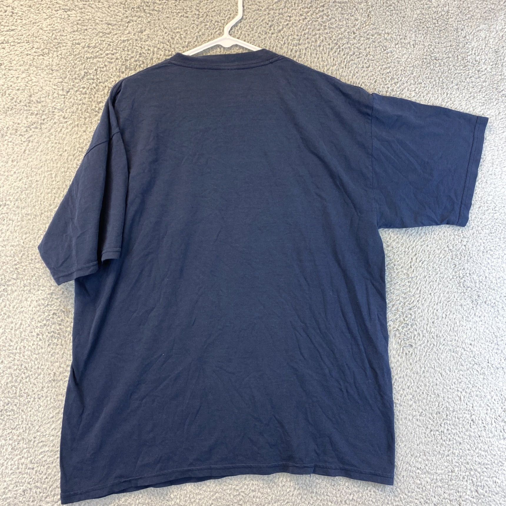 Vintage ROMEOVILLE SPARTANS Men T Shirt Tee XL Navy 72-32 Short Sleeve Crew Cotton Shirt Navy Men Size US XL / EU 56 / 4 - 6 Thumbnail