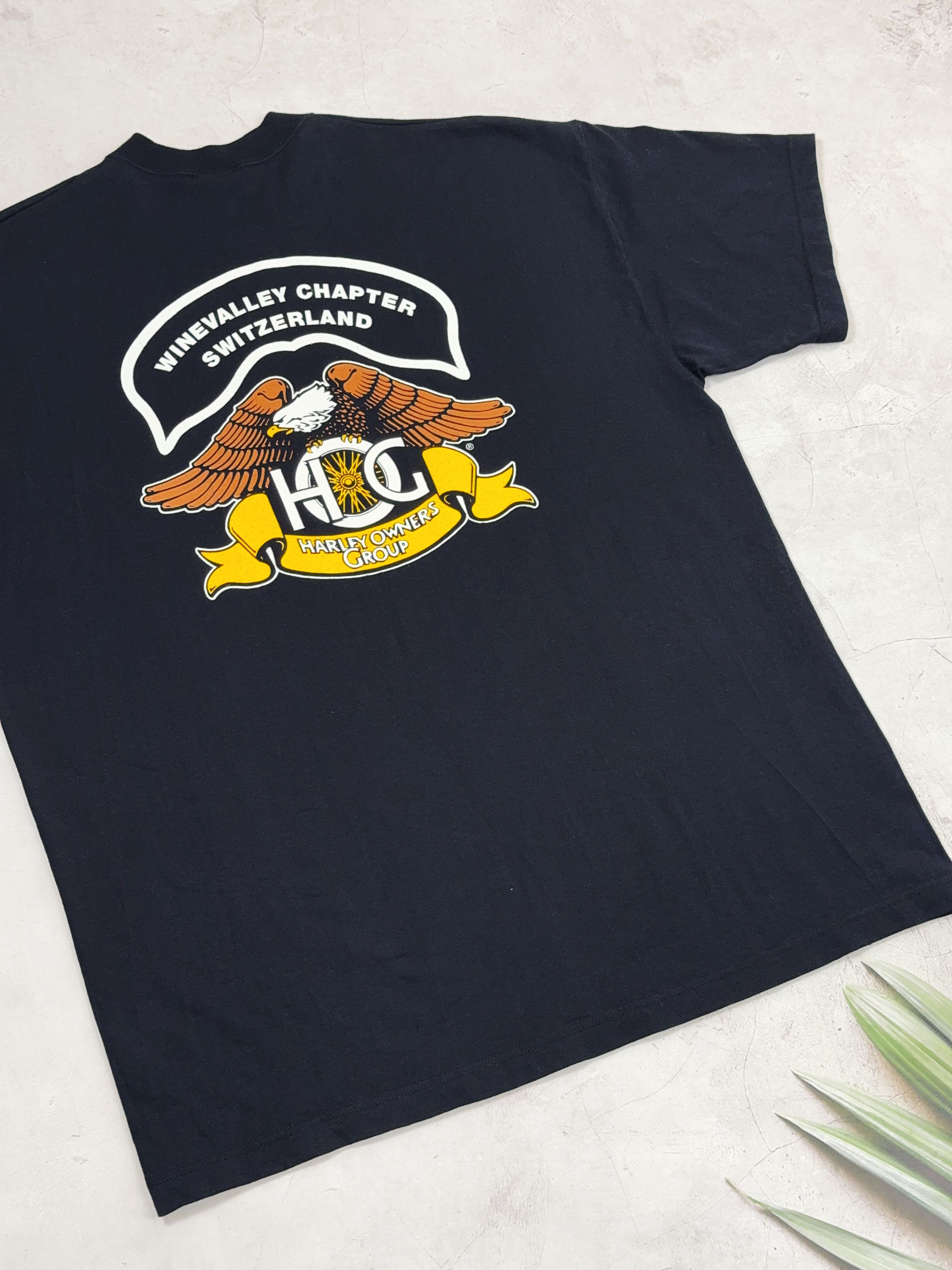 Harley Davidson Harley Davidson T-Shirt Winevalley Chapter Switzerland Size US XXL / EU 58 / 5 - 11 Thumbnail