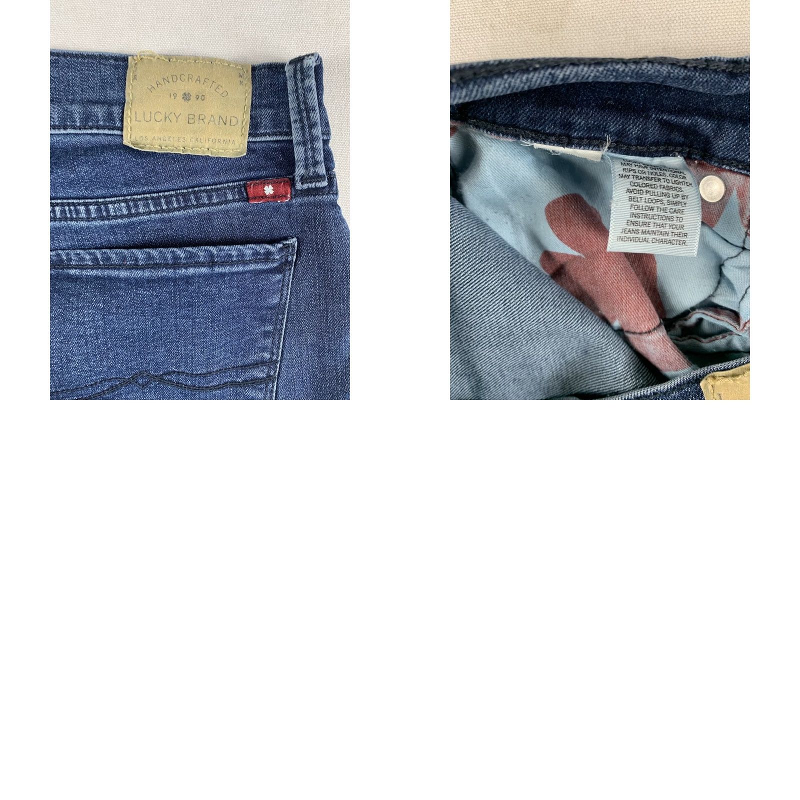 Lucky Brand LUCKY BRAND JEANS Skinny Womens Size 2/26 Blue Brooklyn Size 26" / US 2 / IT 38 - 8 Thumbnail