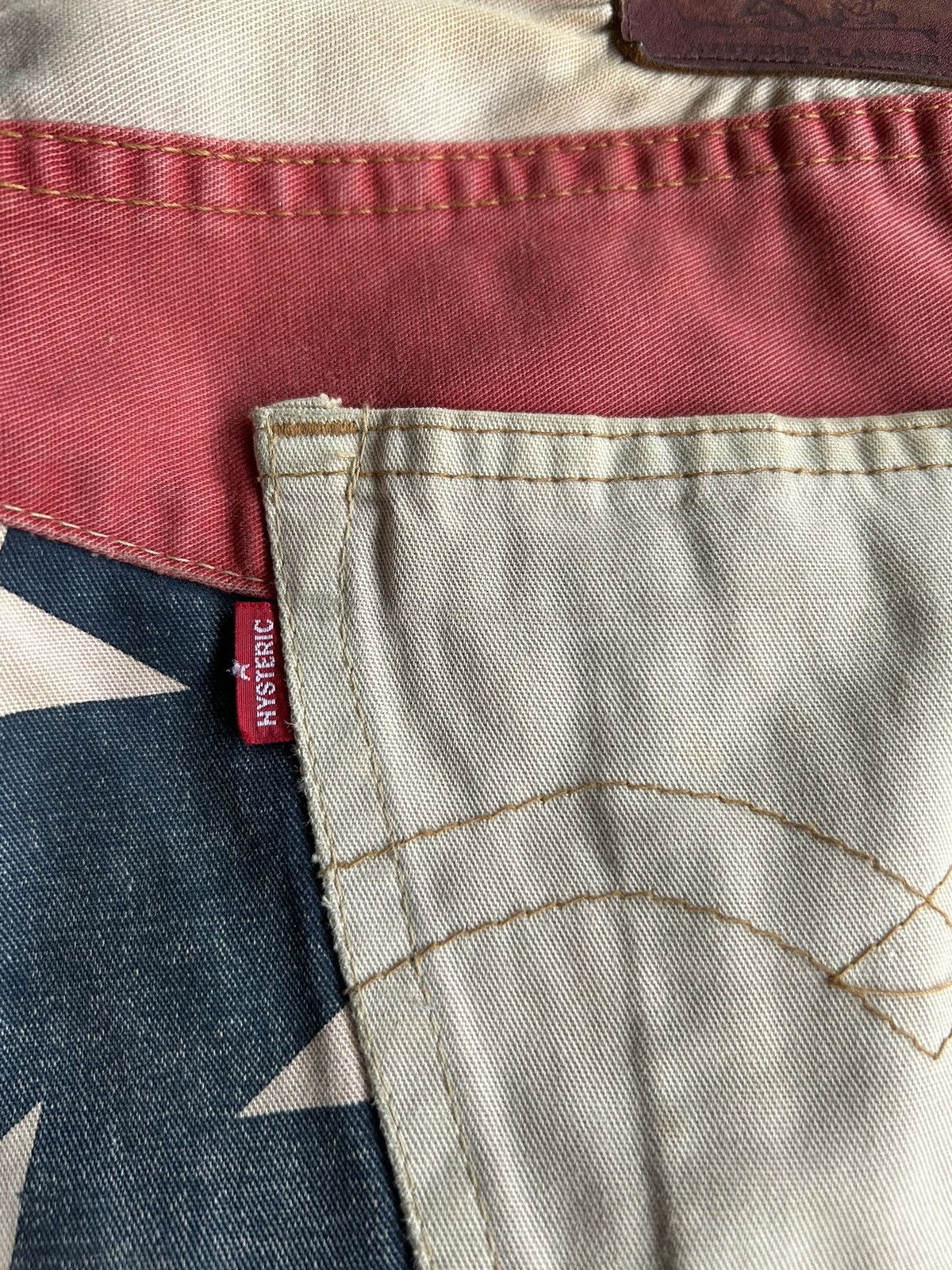 Hysteric Glamour × Japanese Brand Vintage HYSTERIC GLAMOUR Kinky American Flag Jeans Size US 27 - 16 Thumbnail
