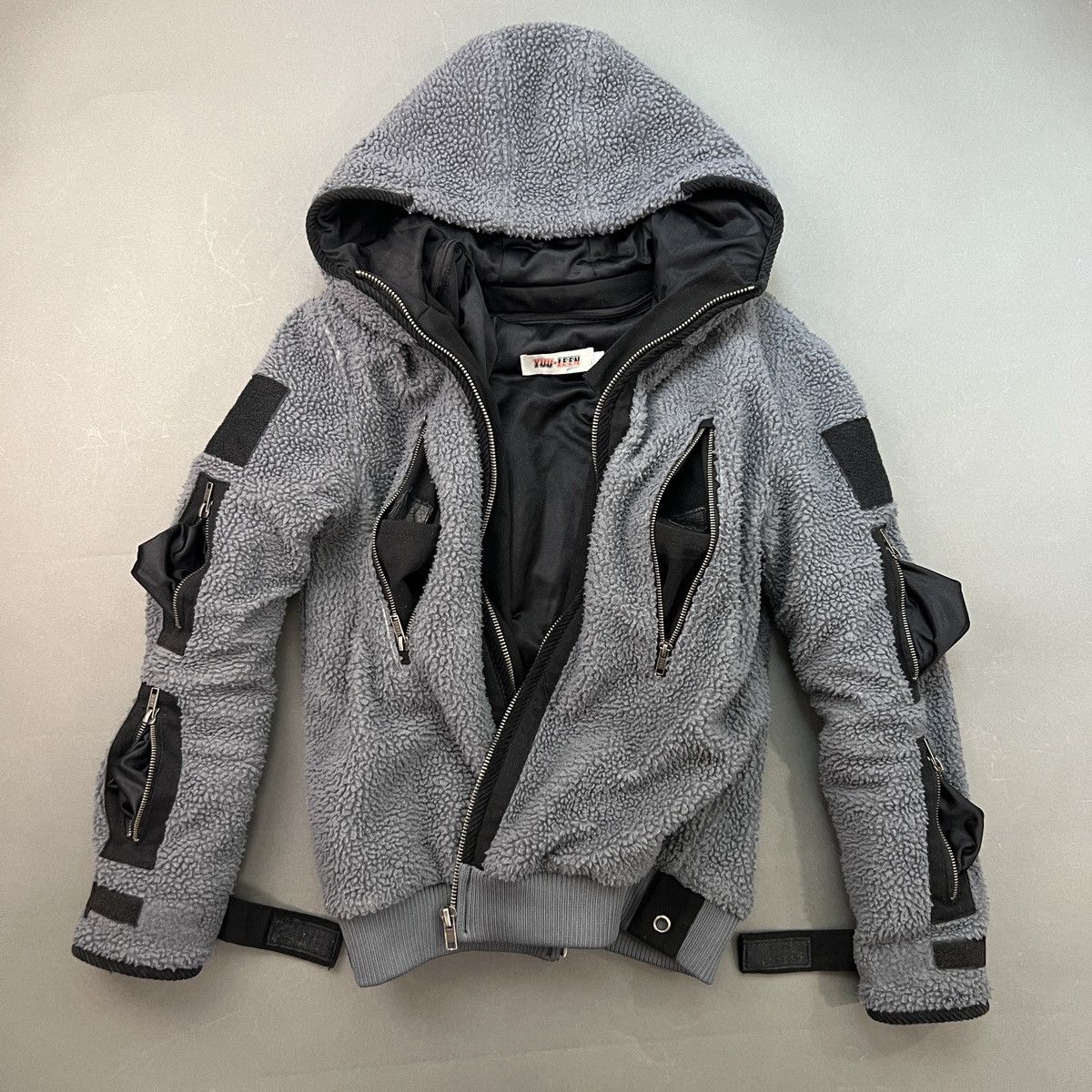 Japanese Brand × Vintage Japanese Zip Up Cargo Hoodie Size US L / EU 52-54 / 3 - 4 Thumbnail