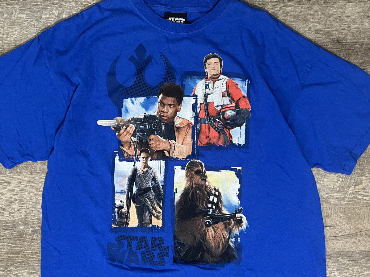 Star Wars × Vintage Star Wars T Shirt Promo Tee Lucasfilm Short Sleeve Blue Size US XL / EU 56 / 4 - 2 Thumbnail