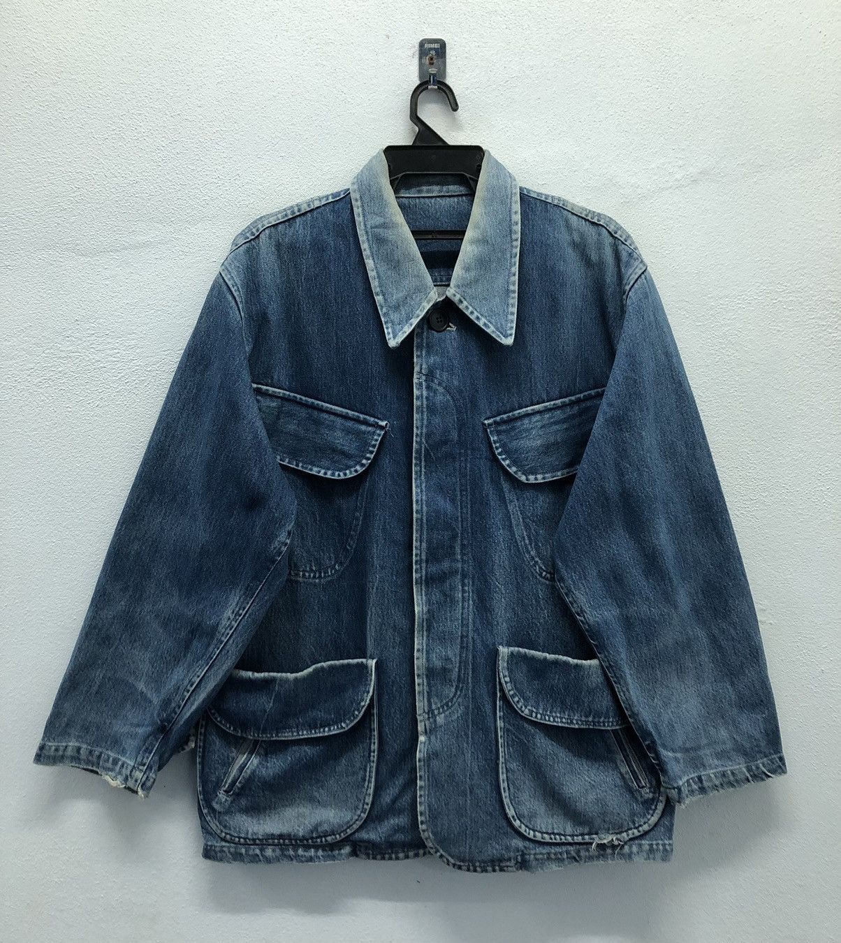 Japanese Brand × Vintage Vintage Demob Men Denim Jacket Size US XL / EU 56 / 4 - 1 Thumbnail