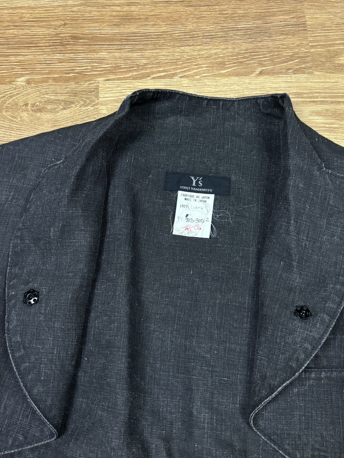 Yohji Yamamoto Y’s by Yohji Yamamoto Cropped Linnen Jacket Size S / US 4 / IT 40 - 7 Thumbnail
