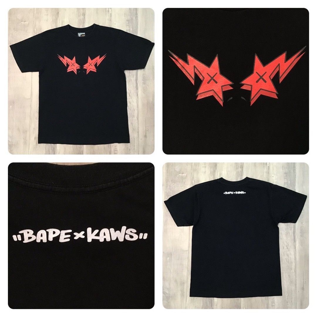 Bape × Kaws KAWS × BAPE STA T-shirt a bathing ape star NIGO Size US M / EU 48-50 / 2 - 1 Thumbnail