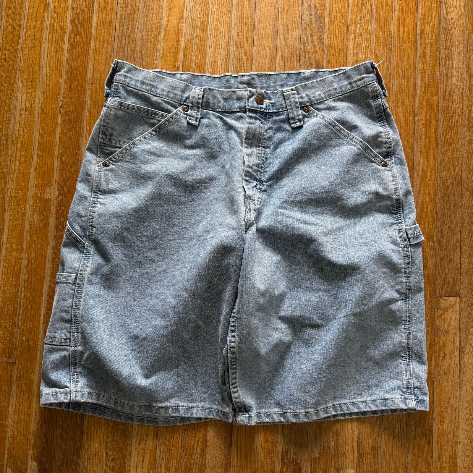 Lee Vintage Y2K Lee Denim Carpenter Jorts Sz 34 Size US 34 / EU 50 - 2 Thumbnail