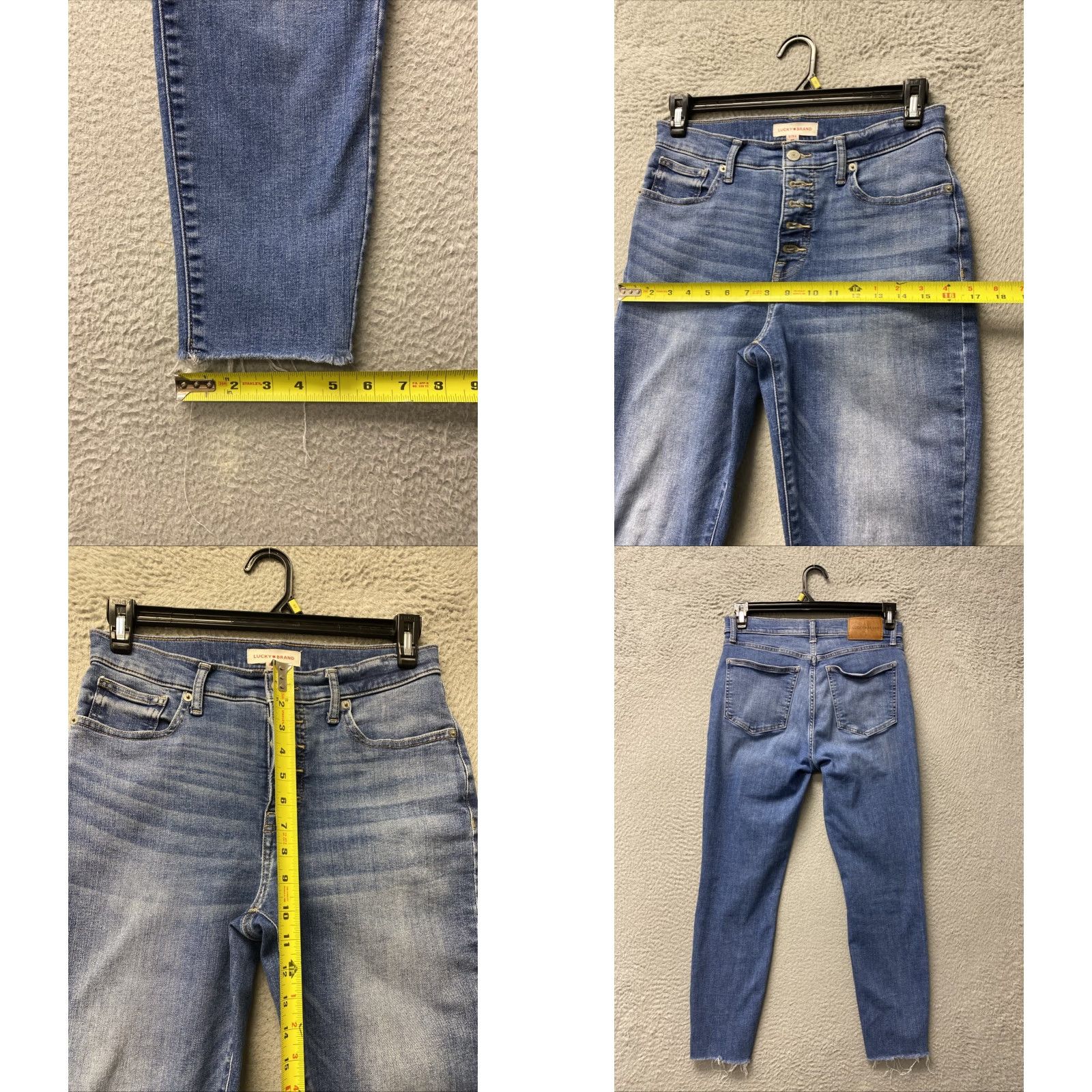 Lucky Brand Lucky Brand Jeans High Rise Women’s Size 8 Ankle Skinny Blue Denim Womens Size 30" / US 8 / IT 44 - 8 Thumbnail
