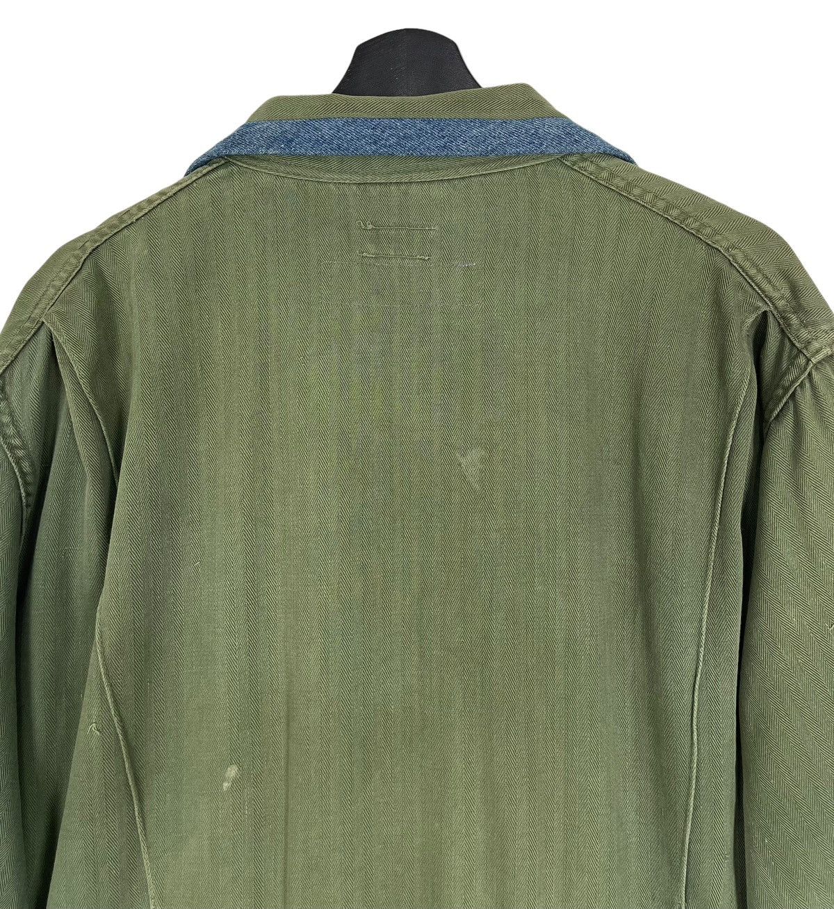 Japanese Brand Sledge's x Tippirag Made reconstructed HBT military jacket. Size US L / EU 52-54 / 3 - 6 Thumbnail