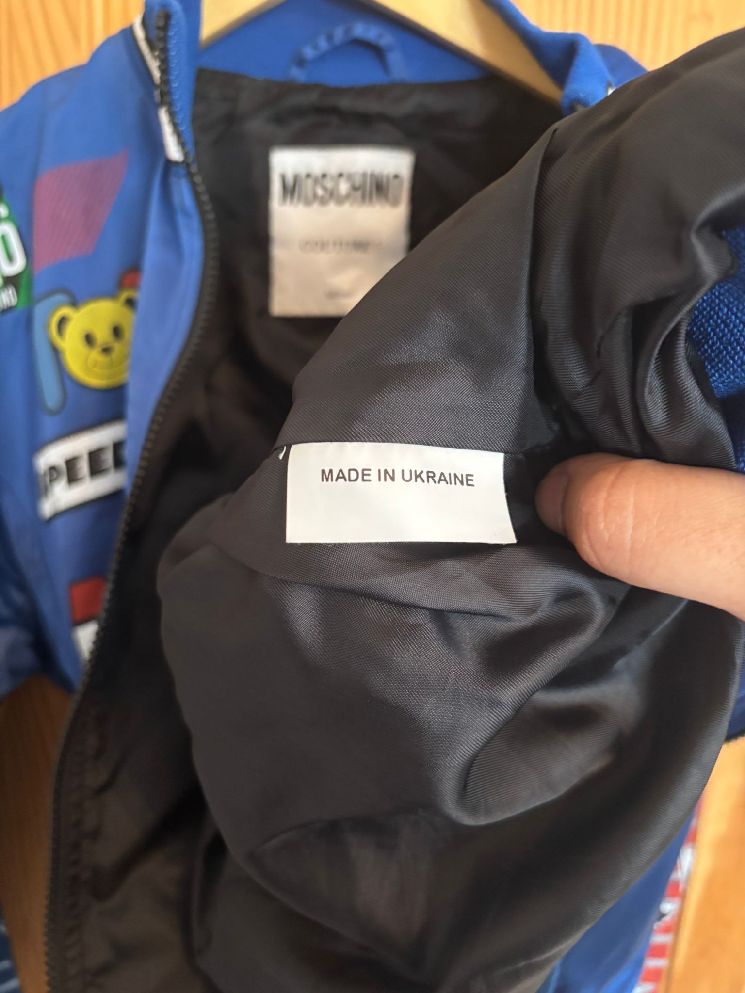 Moschino Moschino Couture Blue Bomber Jacket Size US M / EU 48-50 / 2 - 4 Thumbnail