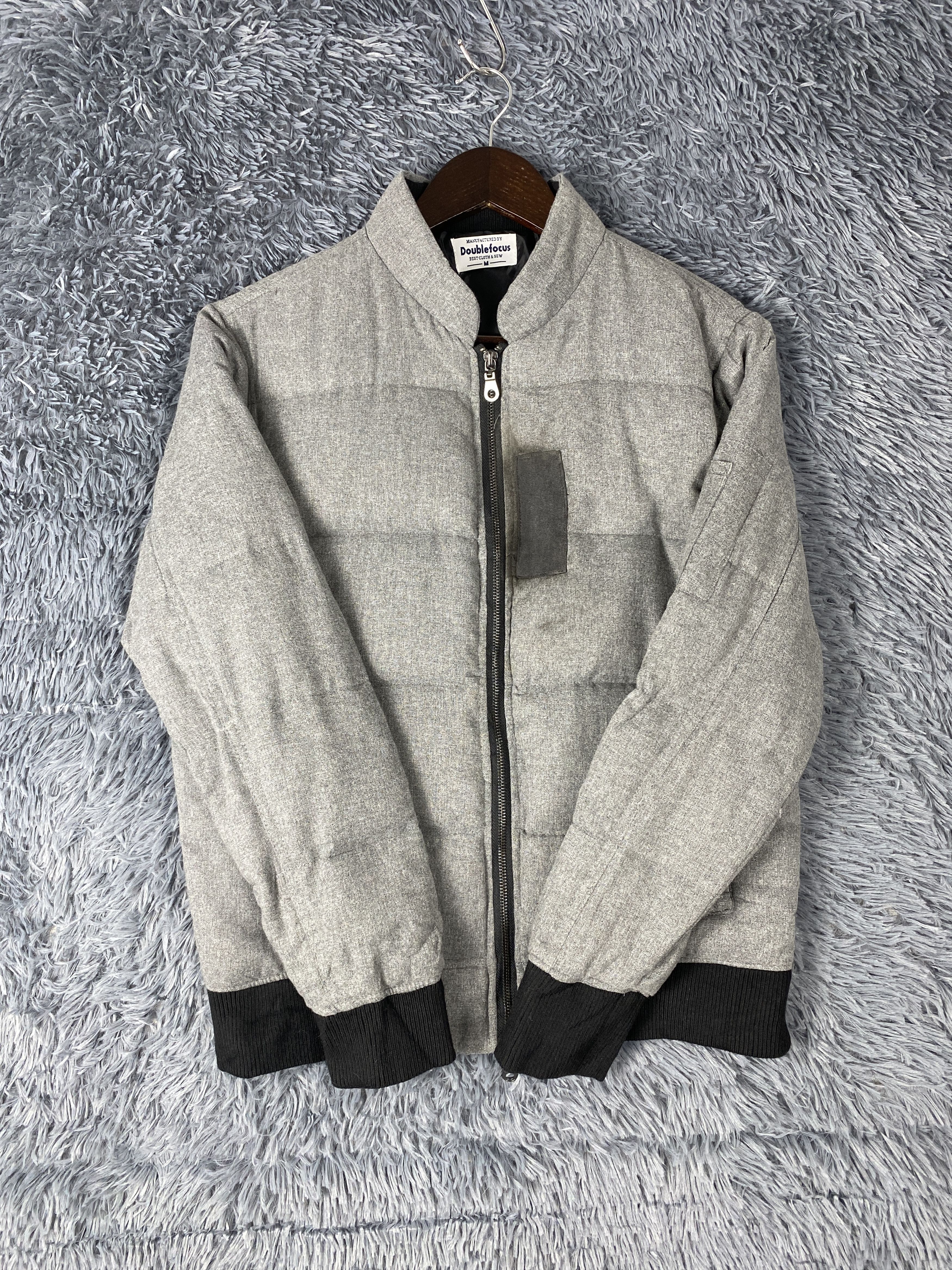 Japanese Brand Vintage Double Fokus Puffer Bomber Jacket Size US XS / EU 42 / 0 - 6 Thumbnail