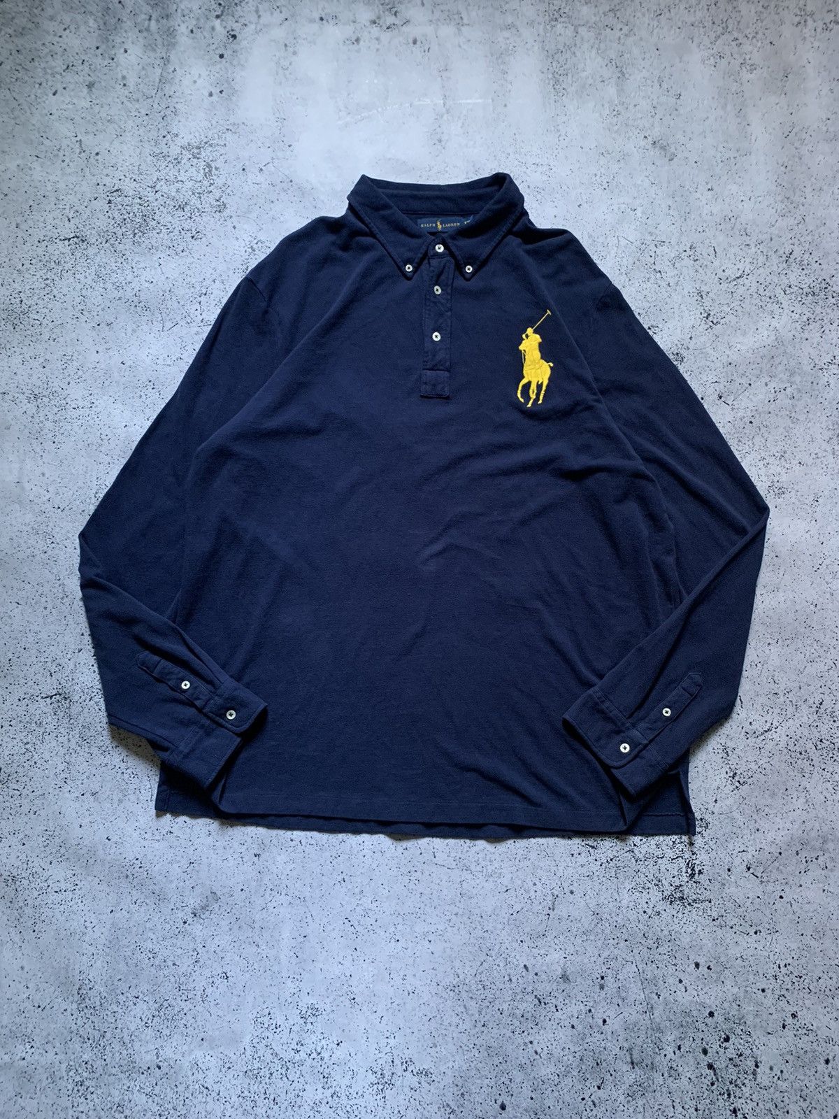 Vintage Vintage Polo Ralph Lauren Rugby Pony Longsleeve Y2K USA Size US XXL / EU 58 / 5 - 1 Thumbnail