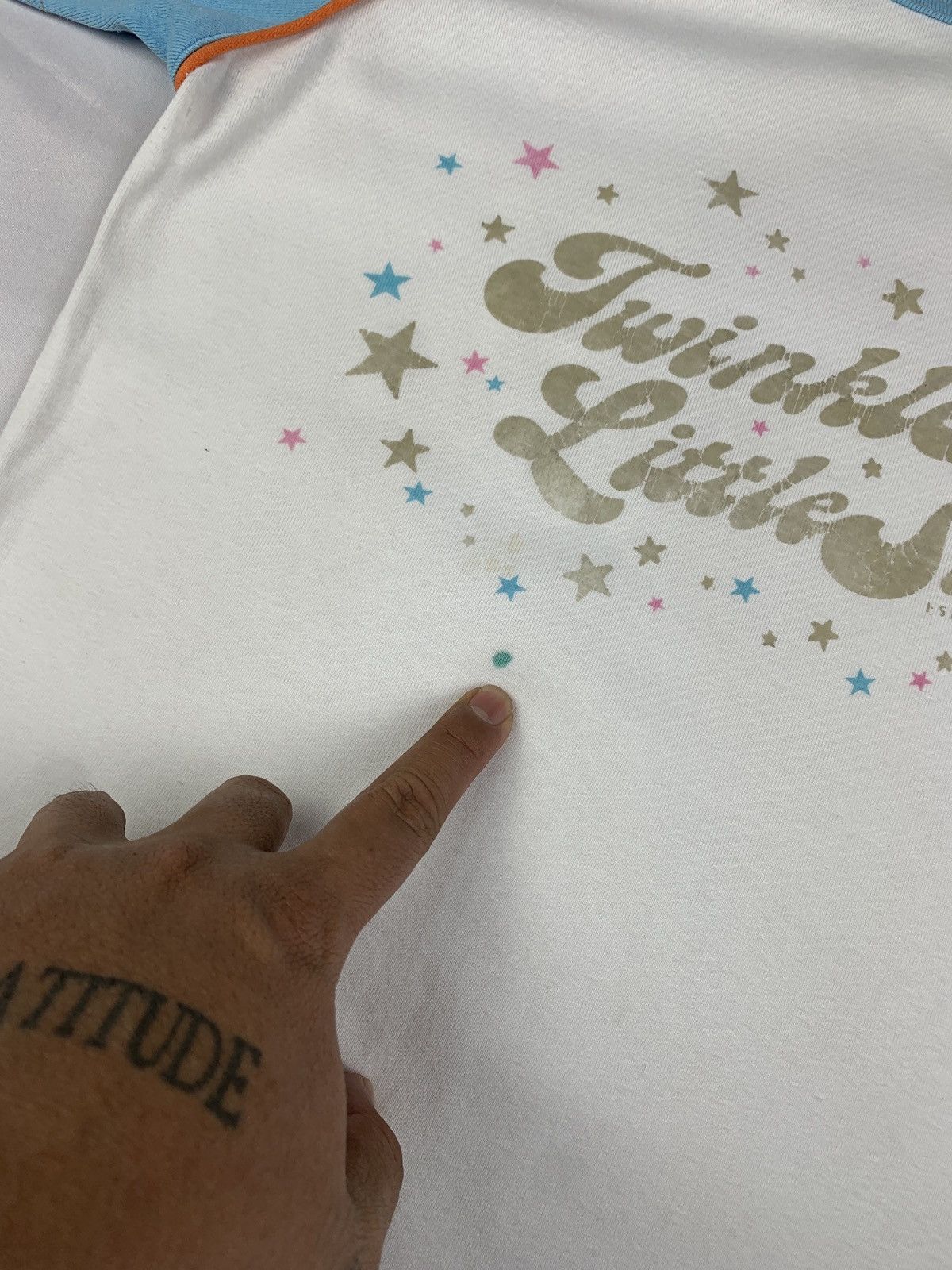 Other 2000s Daisy Lovers "Twinkle Little Star" Gliterry Stars Top Size L / US 10 / IT 46 - 11 Thumbnail