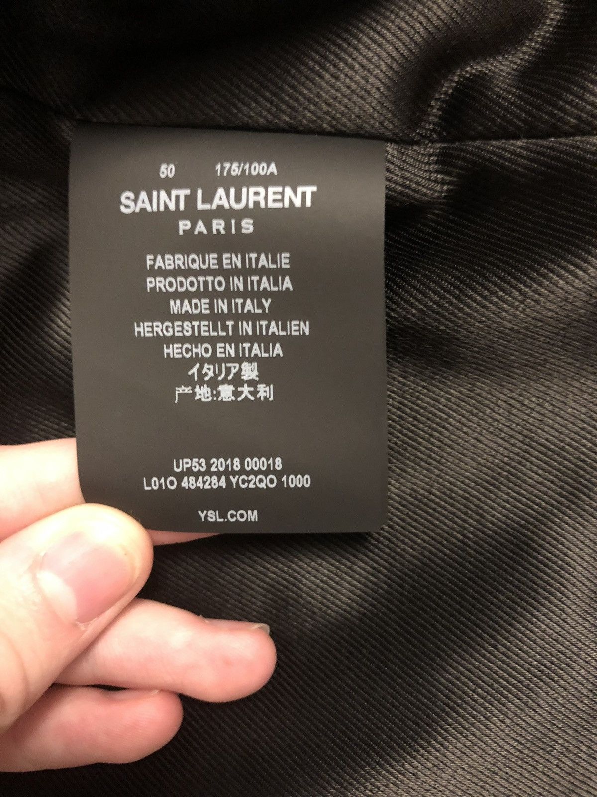 Saint Laurent Paris Saint Laurent Paris (YSL) L01 Leather Jacket Size US M / EU 48-50 / 2 - 15 Thumbnail