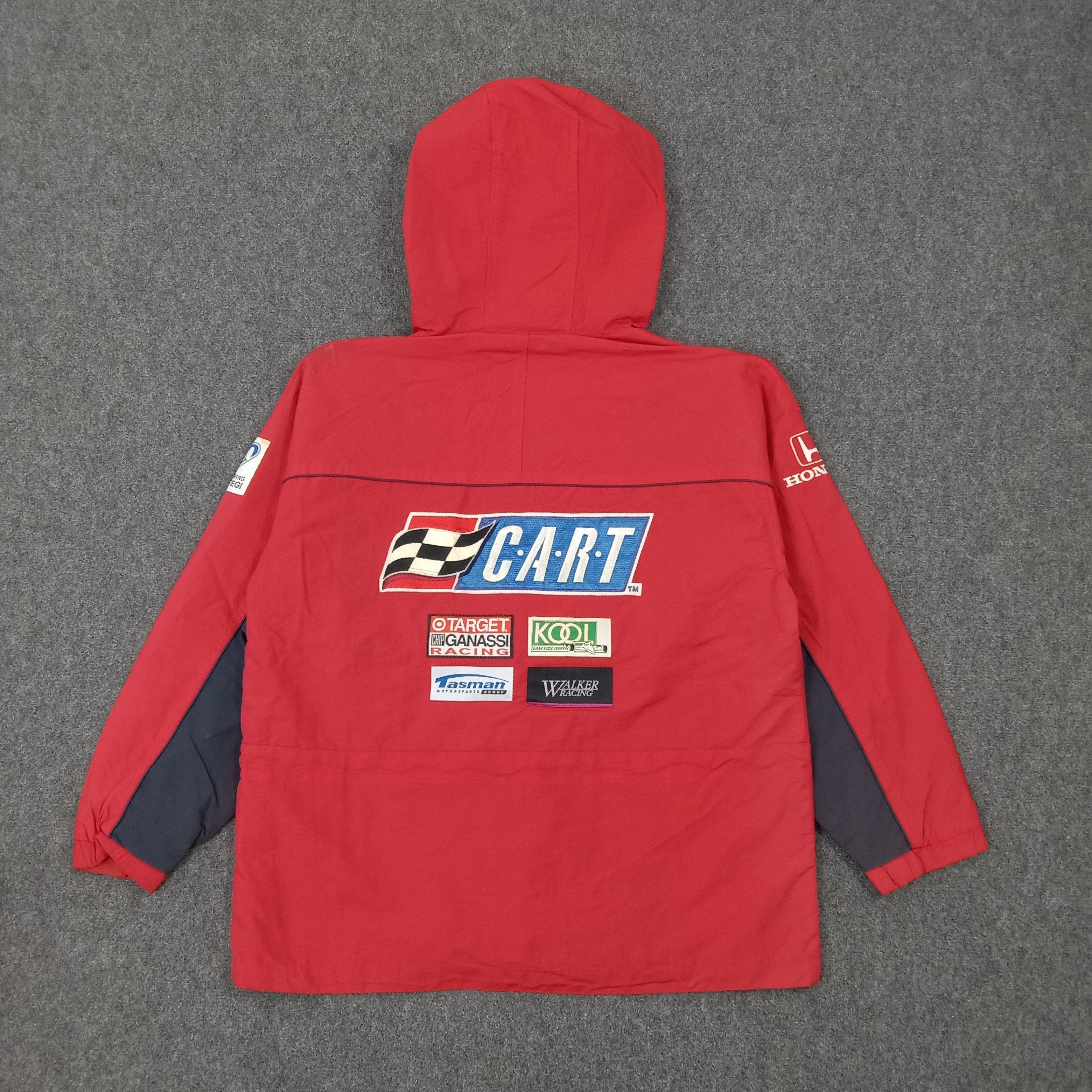 Honda 90s Honda CART Japanese Racing Jacket C268N9 Size US L / EU 52-54 / 3 - 1 Thumbnail