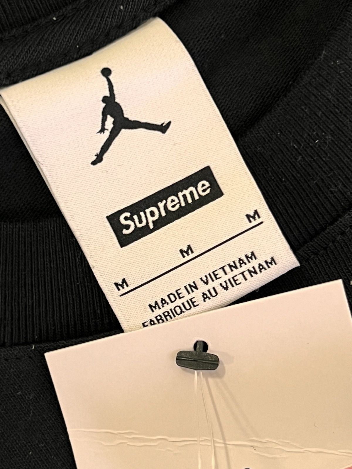 Jordan Brand Supreme Jordan Biggie Notorious BIG tee Tshirt black photo Size US M / EU 48-50 / 2 - 3 Thumbnail