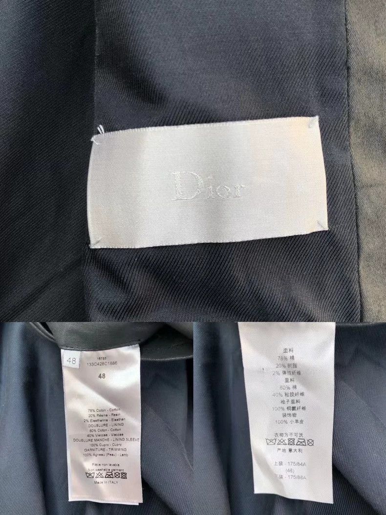 Dior Dior Stitched wool edge leather jacket 2501-Nextarrow Size US M / EU 48-50 / 2 - 8 Thumbnail