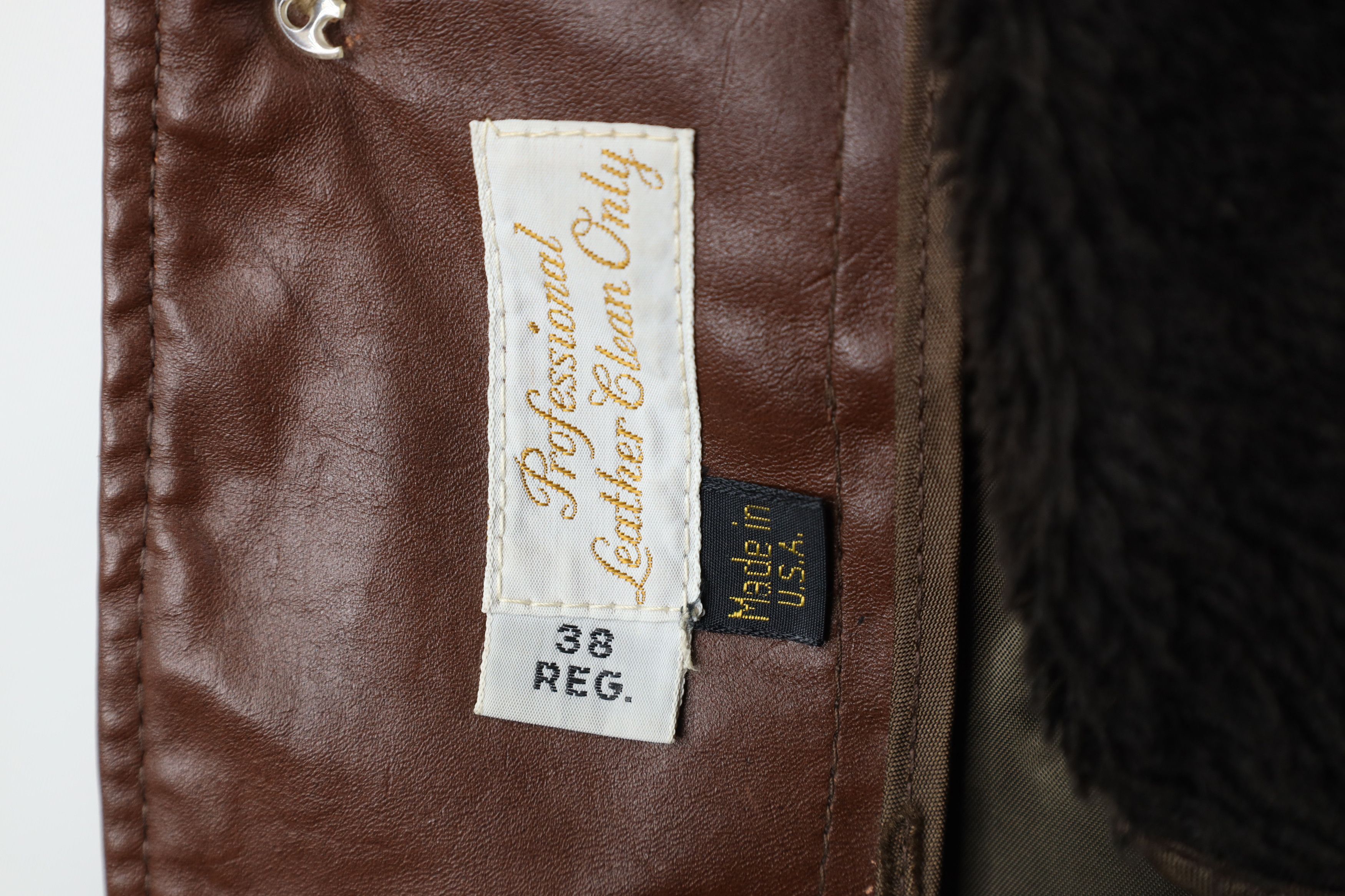 Vintage Vintage 70s Streetwear Full Button Collared Jacket Brown USA Size US L / EU 52-54 / 3 - 11 Thumbnail