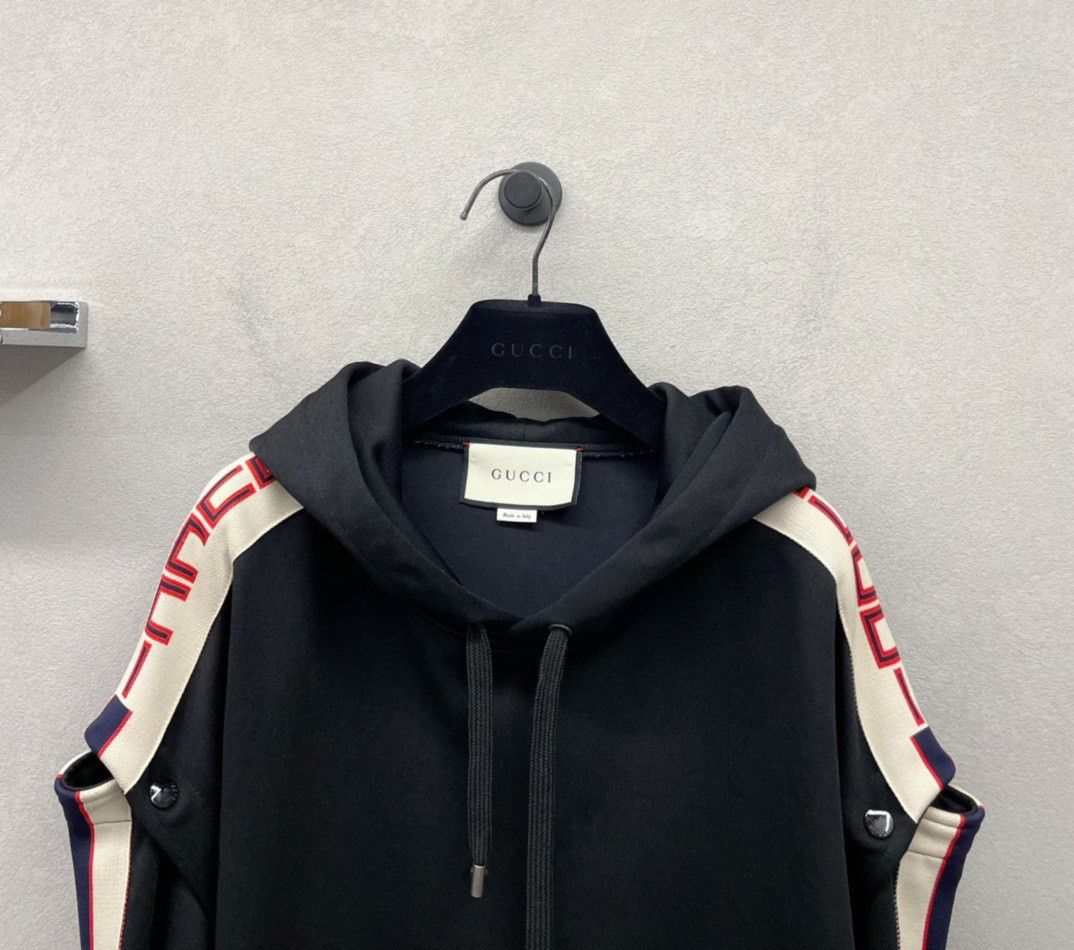 Gucci Gucci Black striped sweatshirt 2501-Nextarrow Size US L / EU 52-54 / 3 - 4 Thumbnail