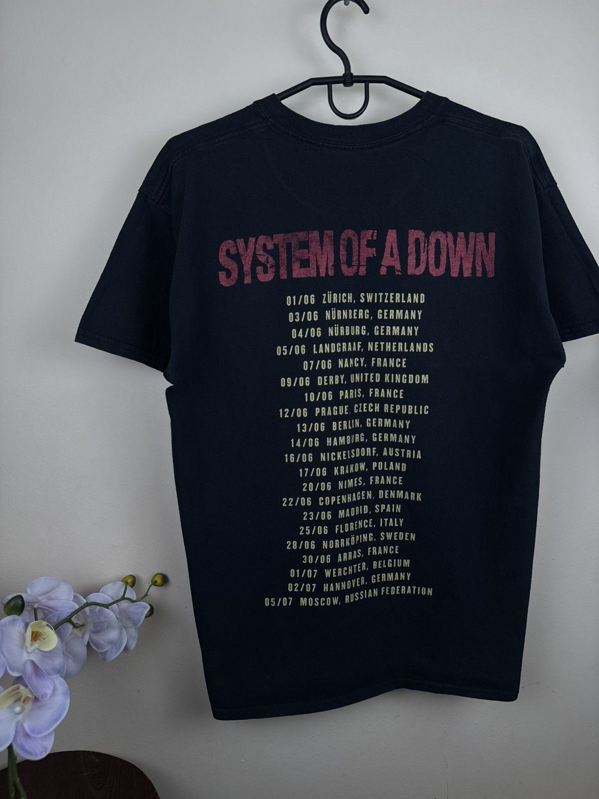 Other Vintage System of a Down T shirt 2017 Black Sz L Rock Black Size US L / EU 52-54 / 3 - 19 Thumbnail