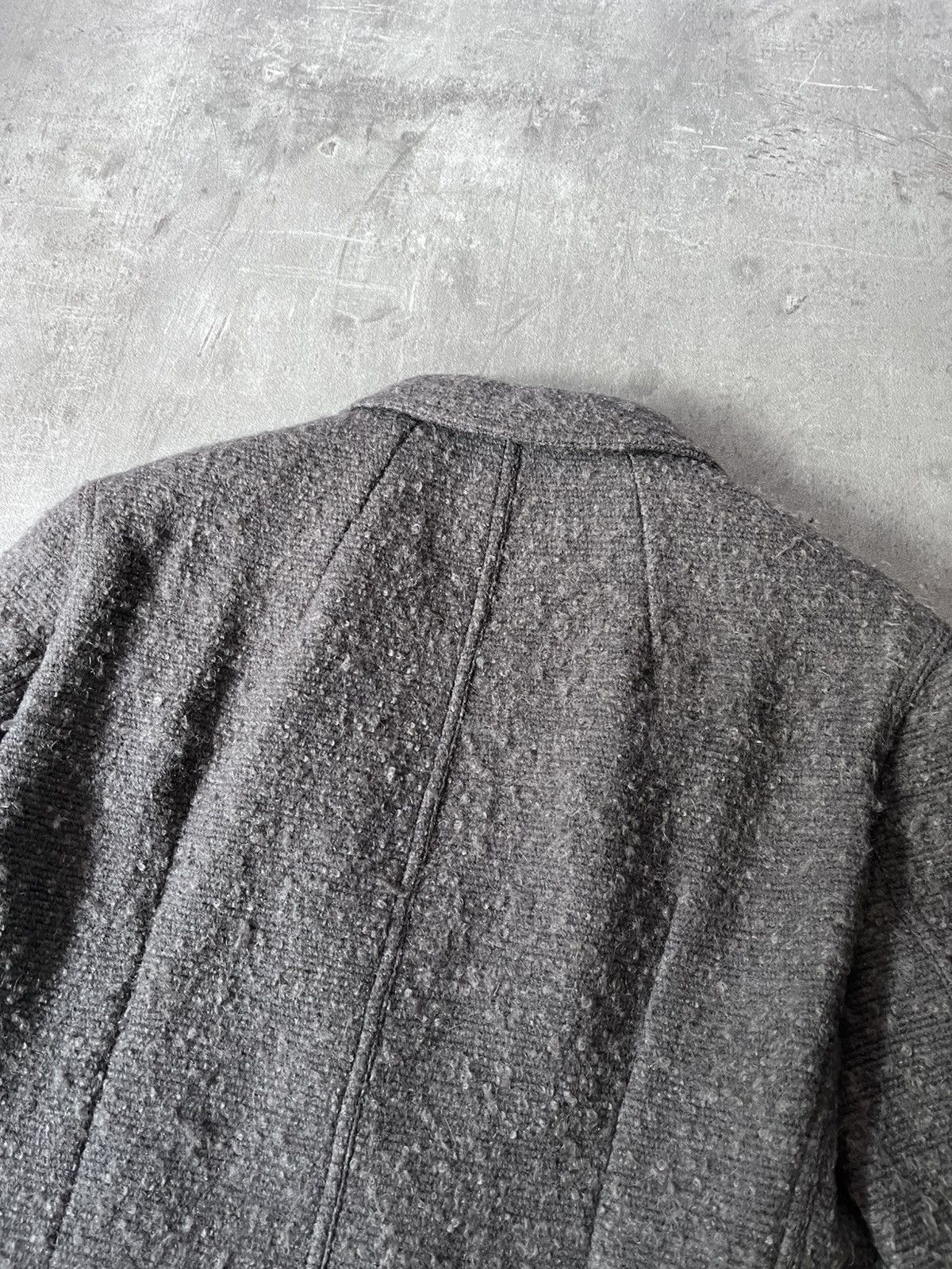 Rick Owens Rick Owens A/W 2015 grey coat wool mohair Size US M / EU 48-50 / 2 - 12 Thumbnail