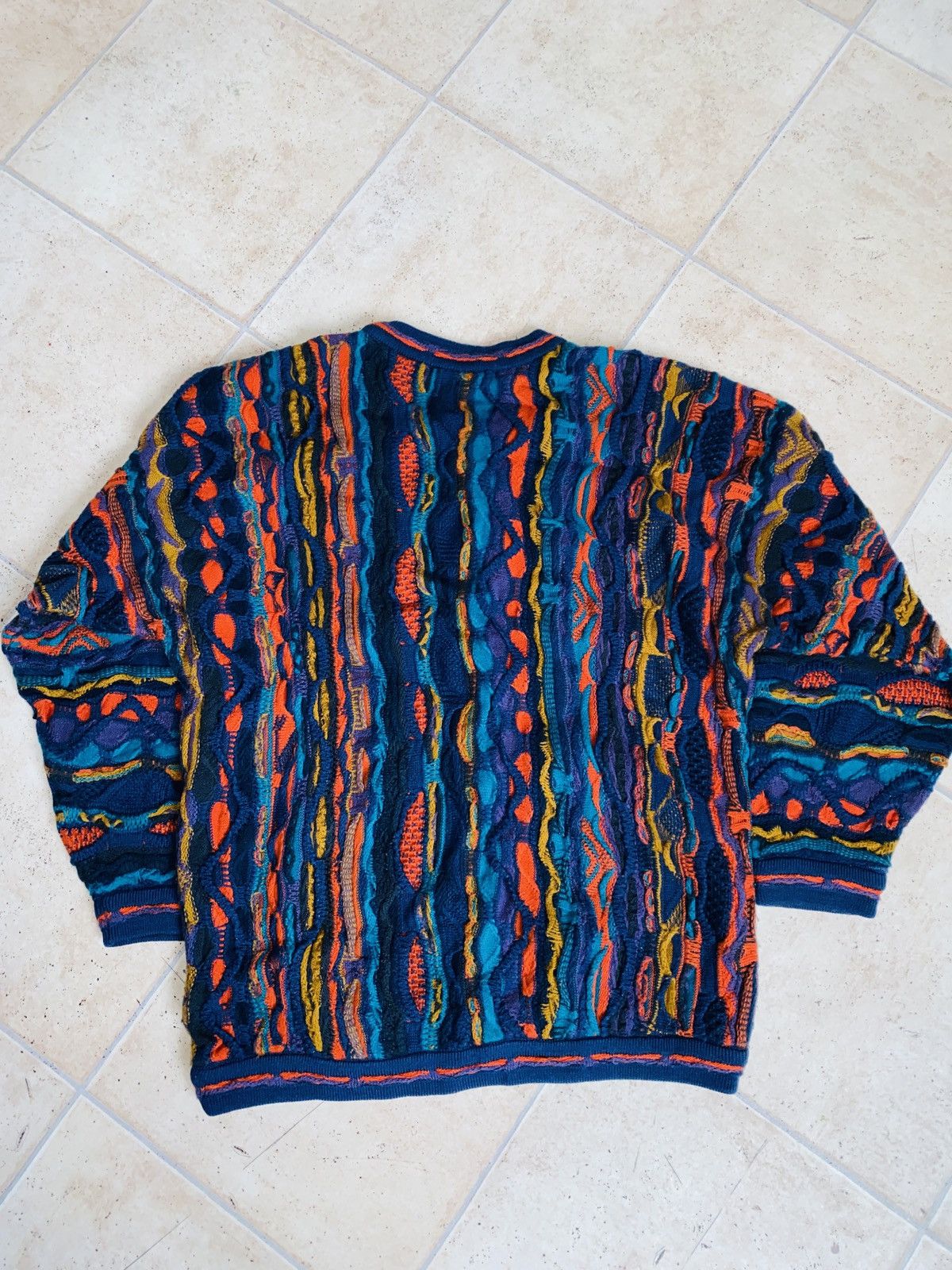 Vintage Rare 3D Wool Knit Sweater Supreme Patta