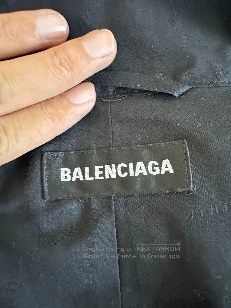Balenciaga Balenciaga Black and White Barrage Patchwork Windbreaker S Size US S / EU 44-46 / 1 - 6 Thumbnail