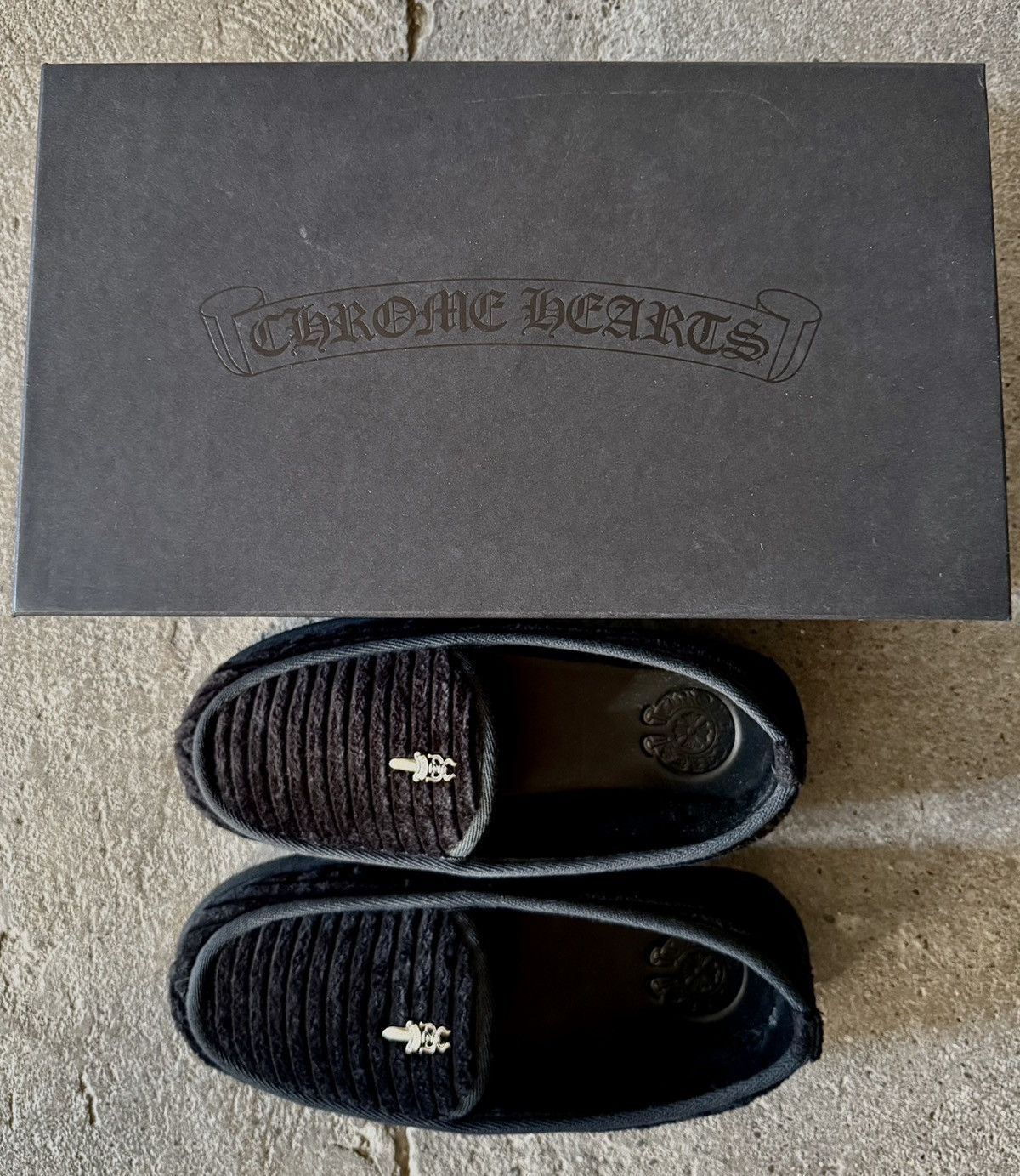 Chrome Hearts Chrome Hearts - Dagger - Corduroy Slip on / Loafers Size US 7 / EU 40 - 11 Thumbnail