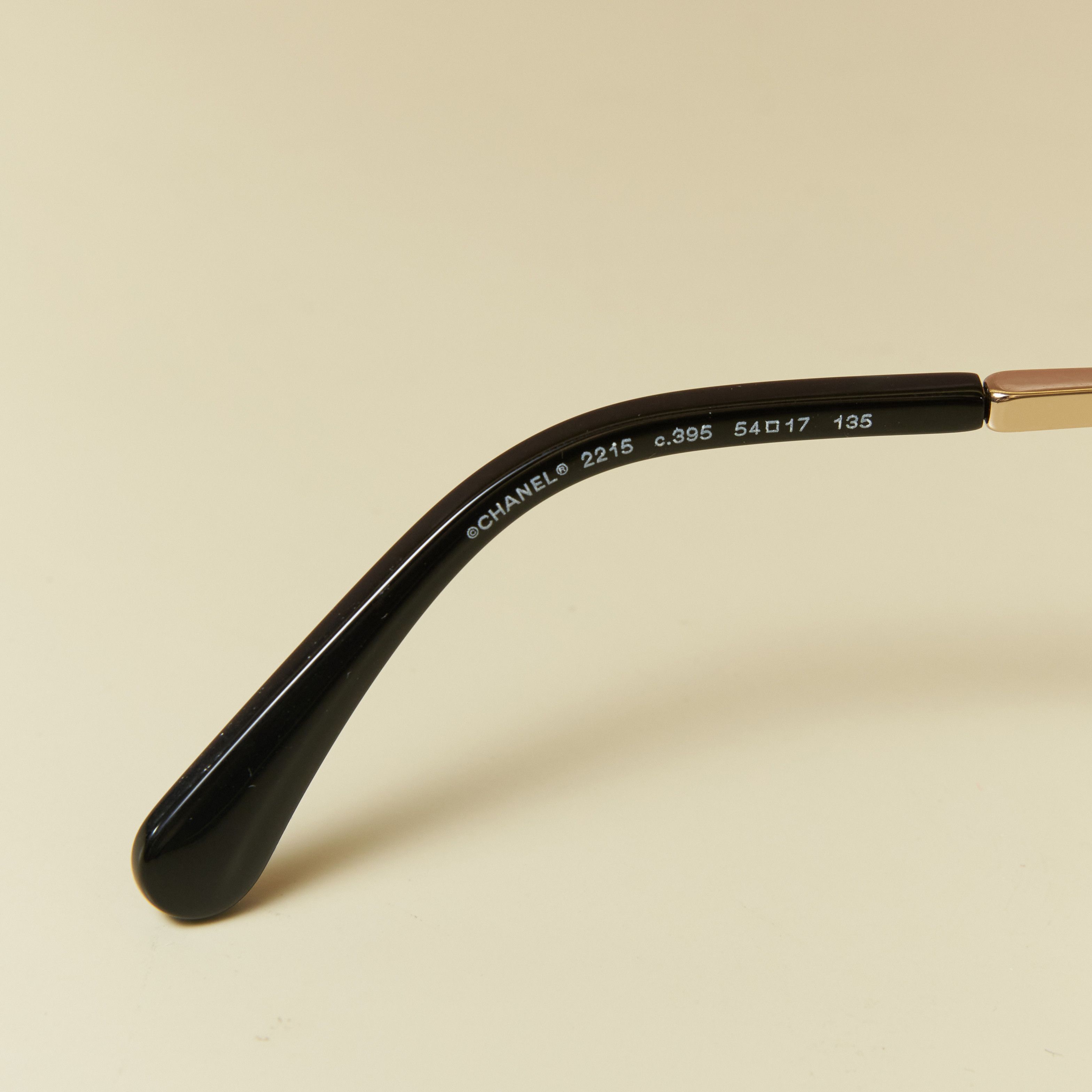 Chanel CHANEL 0CH2215 C395 Sunglasses GOLD Size ONE SIZE - 4 Thumbnail