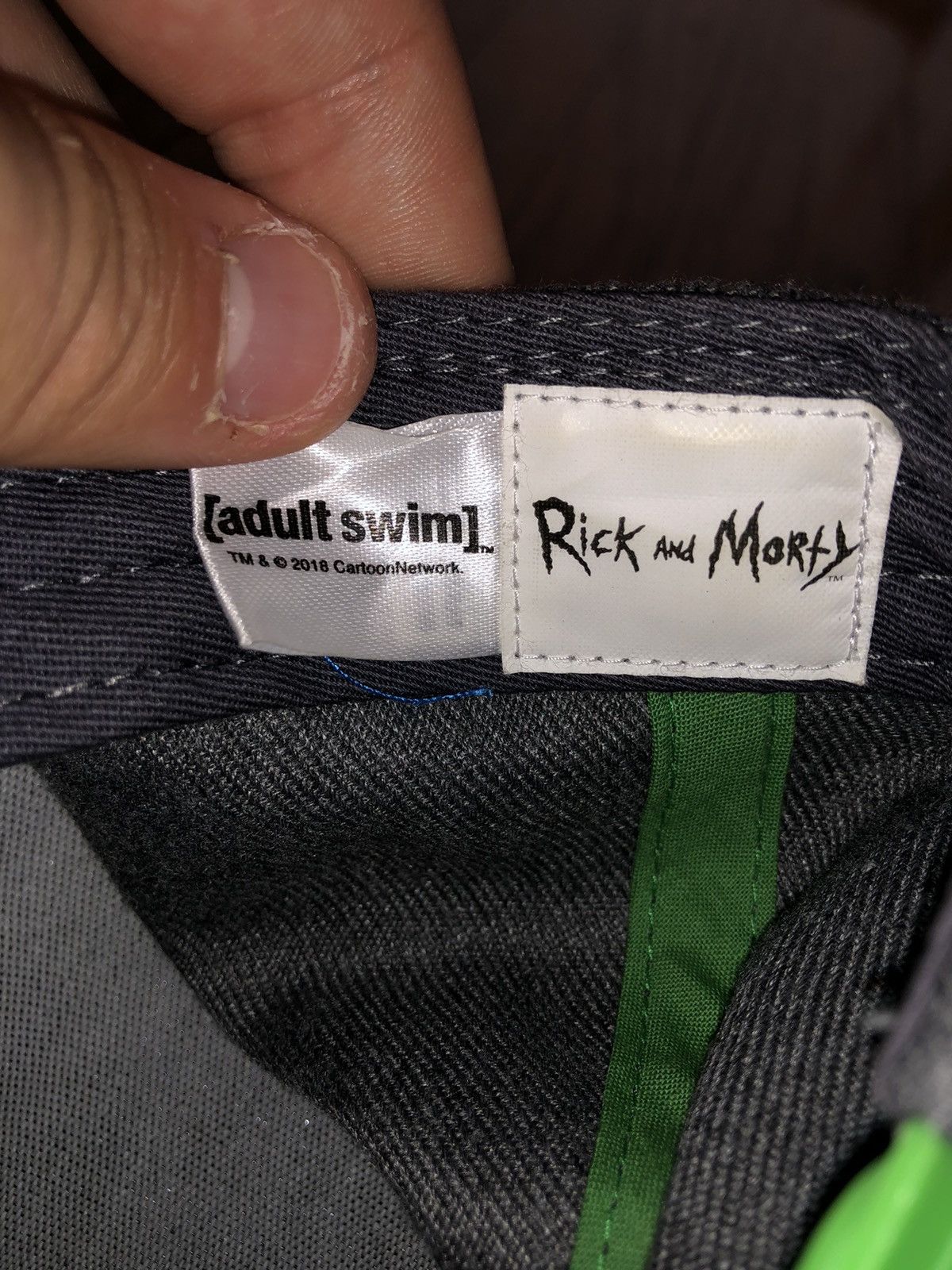 Vintage Pickle Rick Hat Size ONE SIZE - 3 Thumbnail