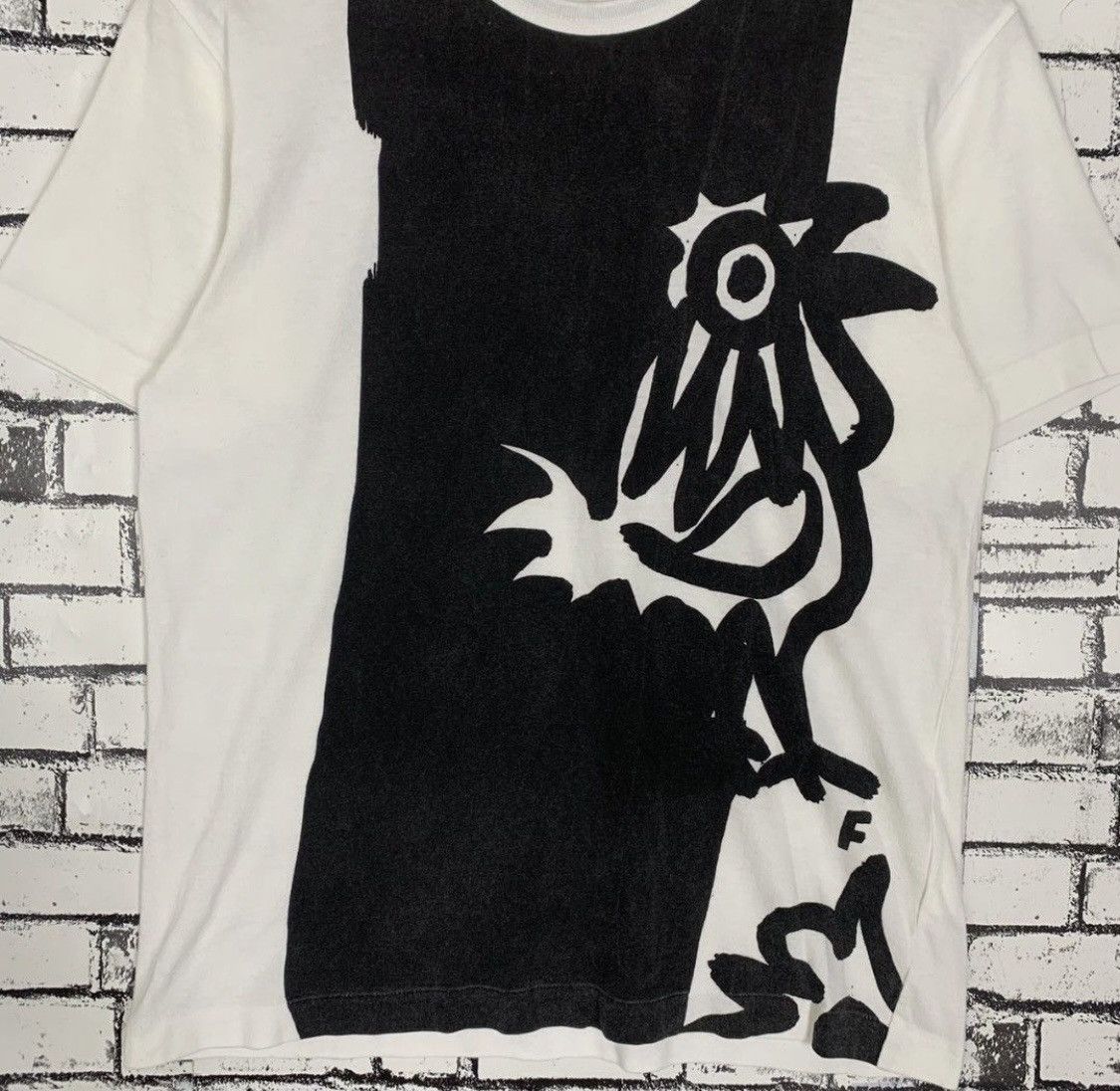 Comme des Garcons × Designer × Japanese Brand Vintage T-Shirt Comme des Garcons Overprint Size US M / EU 48-50 / 2 - 4 Thumbnail