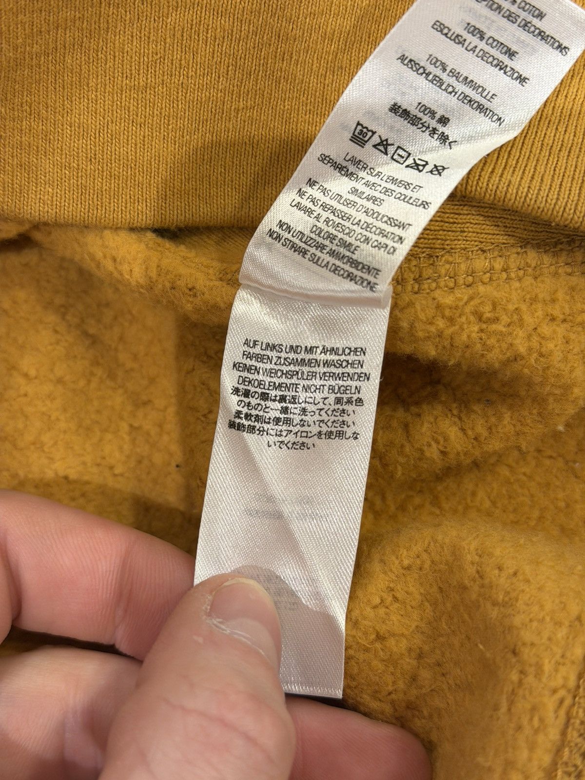 Supreme Supreme Arabic Logo Hoodie - Light Mustard Size US M / EU 48-50 / 2 - 7 Thumbnail
