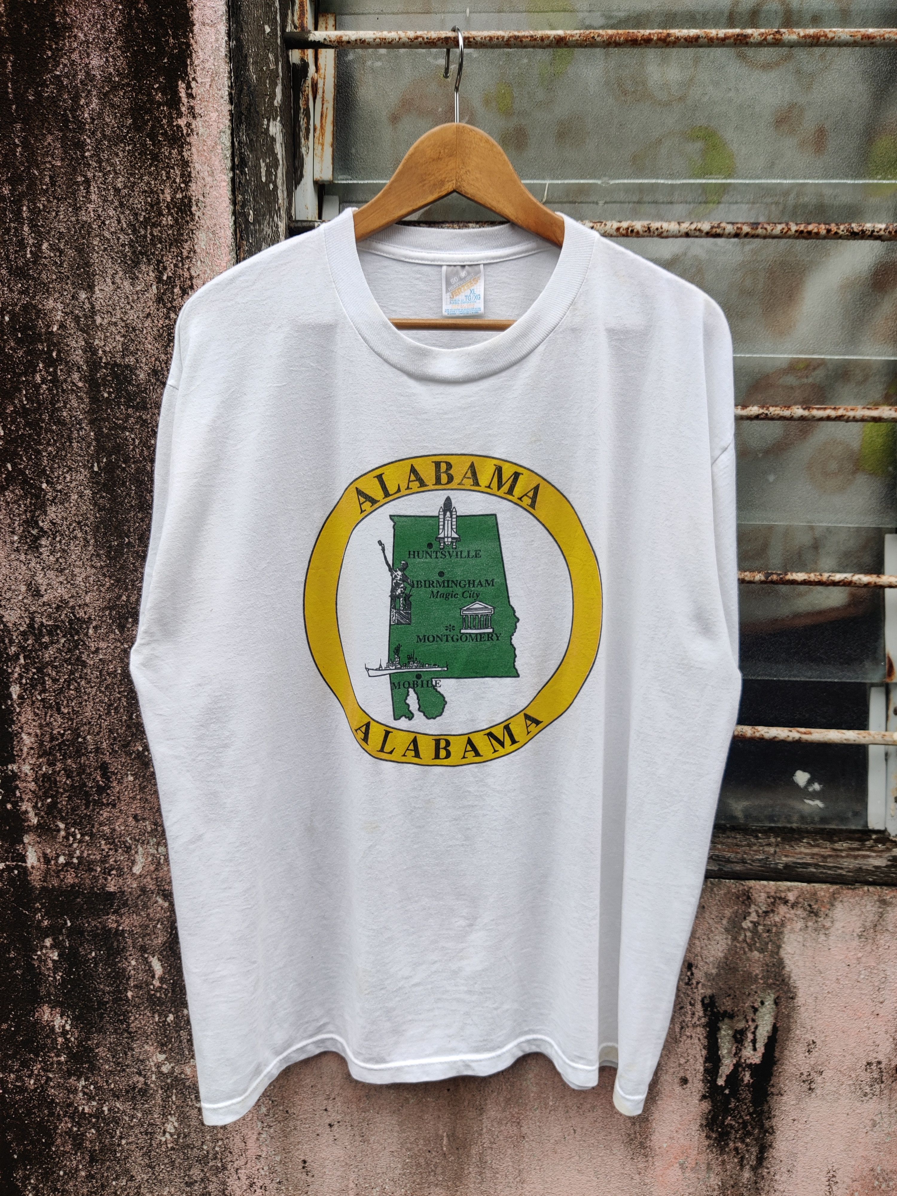 Vintage Vintage Alabama Map Promo Shirt Size US XL / EU 56 / 4 - 2 Thumbnail