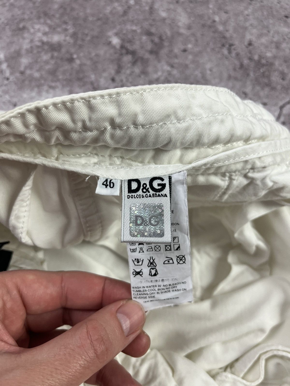 Dolce & Gabbana D&G White Bermuda Shorts Made in Italy 🇮🇹 Size 46 Cotton Size US 30 / EU 46 - 10 Thumbnail