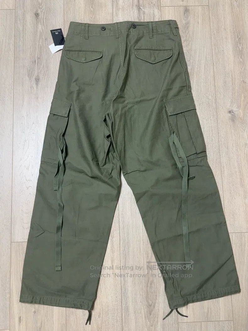 Nigel Cabourn Nigel Cabourn Ribbon trousers Military green Size US 34 / EU 50 - 8 Thumbnail