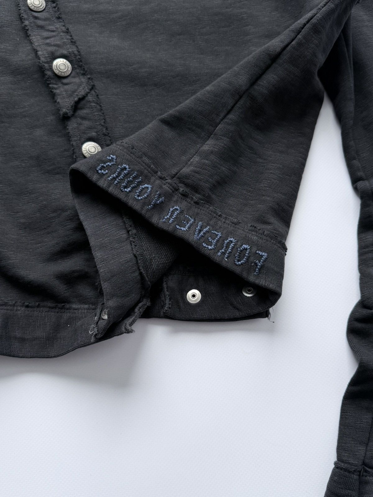 Diesel 2000s Avant Garde Diesel Asymmetrical Cropped Top Sweatshirt Size M / US 6-8 / IT 42-44 - 7 Thumbnail
