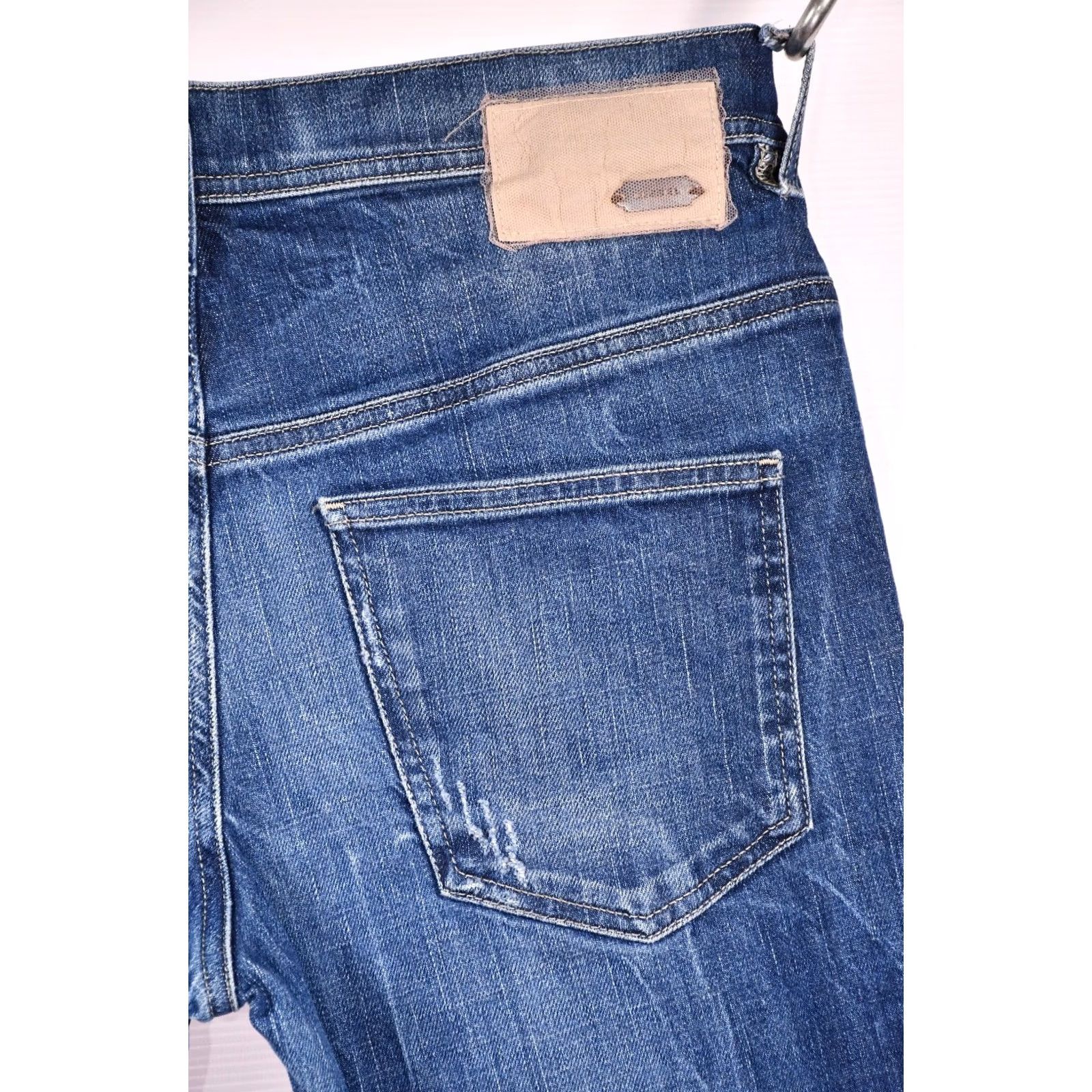 Diesel DIESEL STAFFI 008SV Slim Jeans Women Denim Blue Distressed Stretch W31 L32 Skinny Slim Size 24" / US 00 / IT 34 - 7 Thumbnail